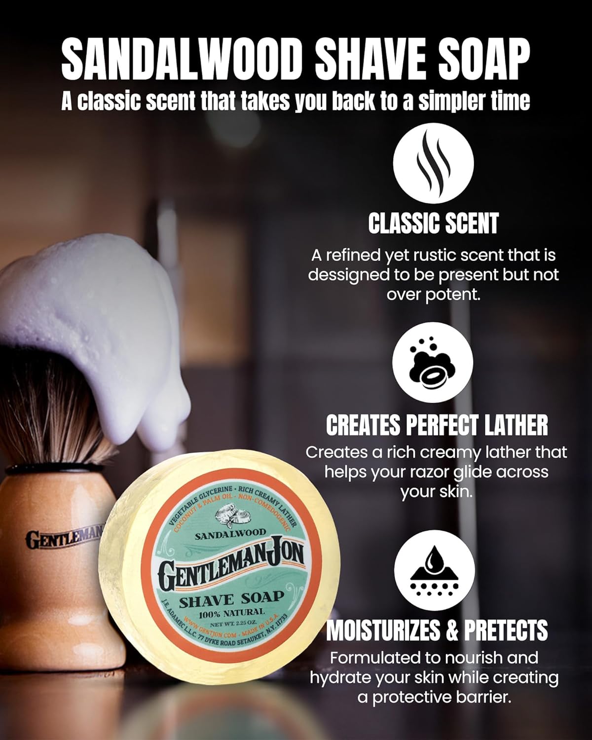 Gentleman Jon Safety Razor Shaving Kit | Vintage Wet Shave Grooming Set for Men - Includes: Safety Razor, Hair Shaving Brush, Alum Block, Shave Soap, Bowl & Double Edge Razor Blades