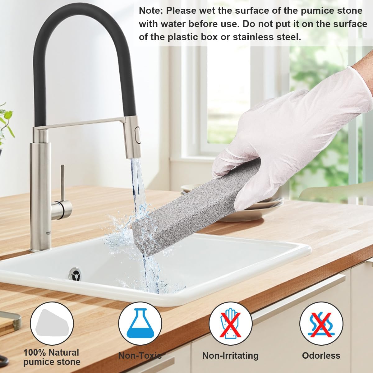 Herda 36 Pack Pumice Stone Toilet Bowl Cleaner, Powerfully Pumice Stone for Cleaning Hard Water Rings, Calcium Buildup, Rust, Pumice Stick for Toilets, Bathtubs, Grills, Swimming Pools, Sinks