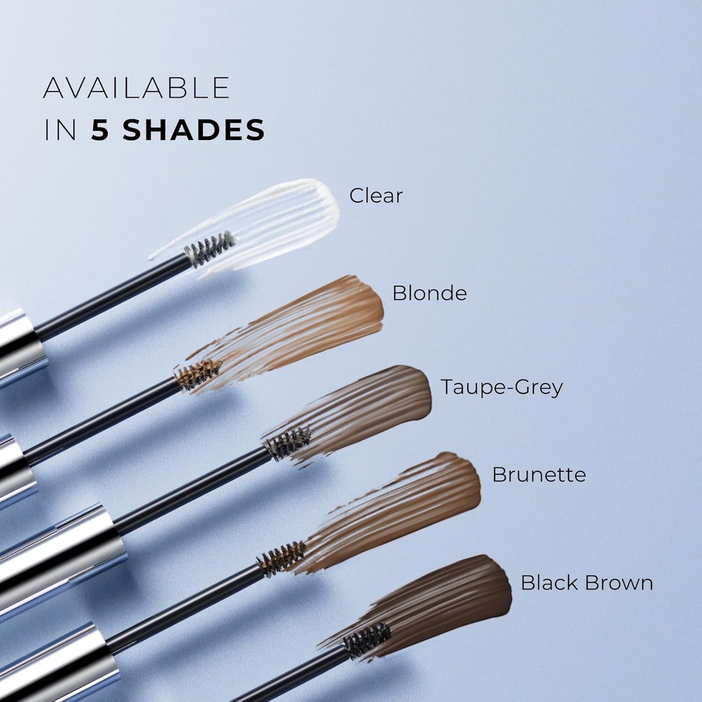 Wunderbrow Fluffy Brow Wax, 16 hour hold, Smudgeproof and Water resistant, Shade: Black/Brown