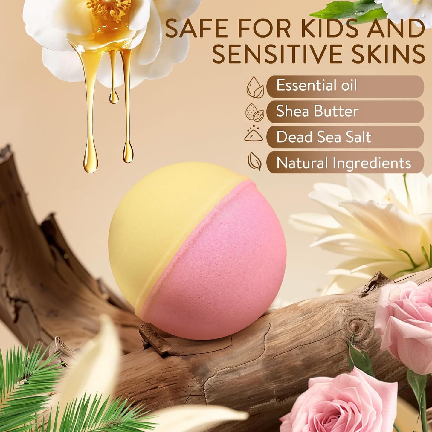 Bath Bombs for Women, 20 Pcs Natural Bath Bombs Spa Gift Set with 10 Unique Scents, Handmade Fizzies with Shea Butter for Dry Skin Moisturizing, Organic Relaxing Bubble Bath, Ideal Gift for Mom Wife