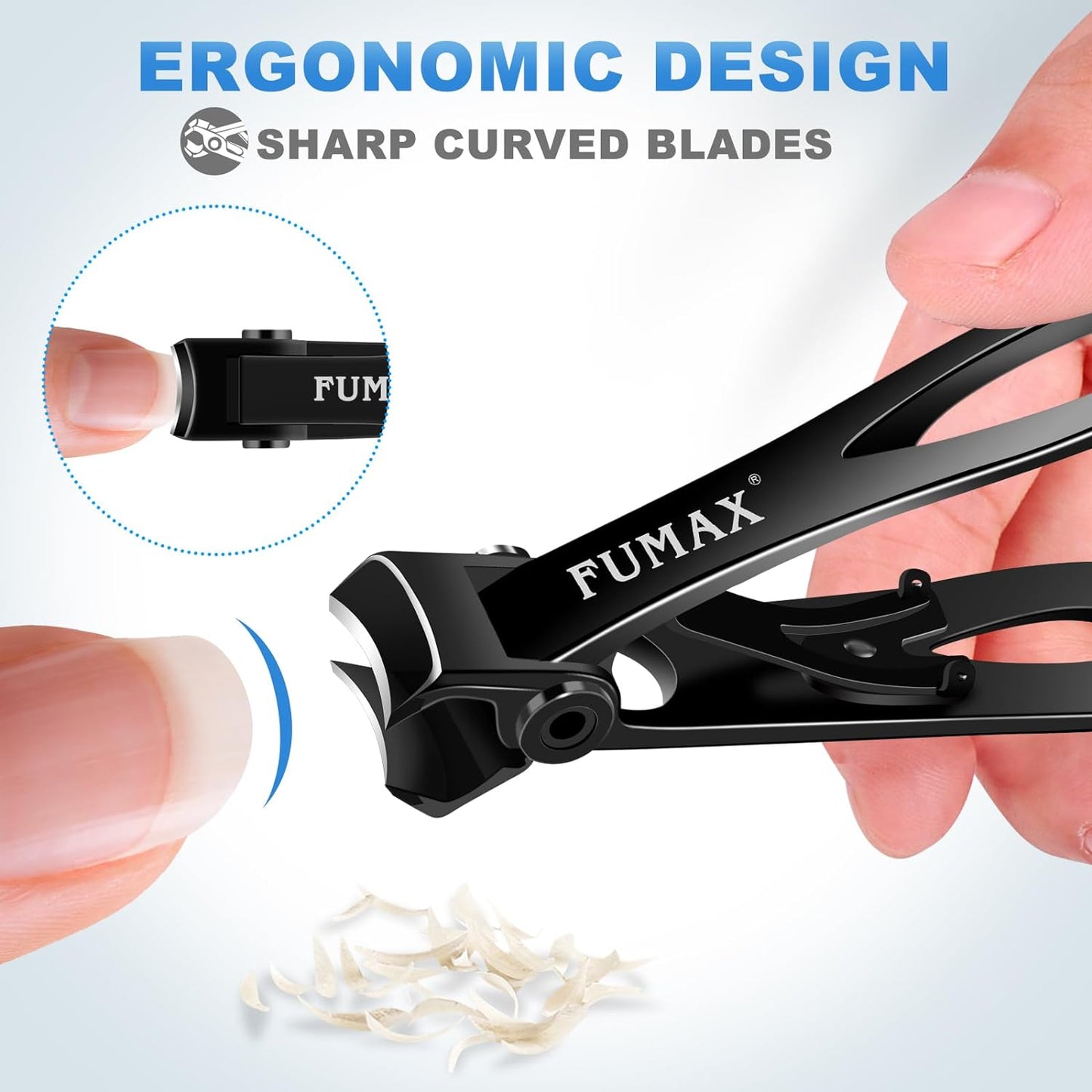 Toenail Clippers for Seniors Thick Toenails, Heavy Duty Large Nail Clippers with 15mm Wide Jaw Opening, Long Handle Toe Nail Clippers for Thick Nails Gifts for Men, Seniors Women