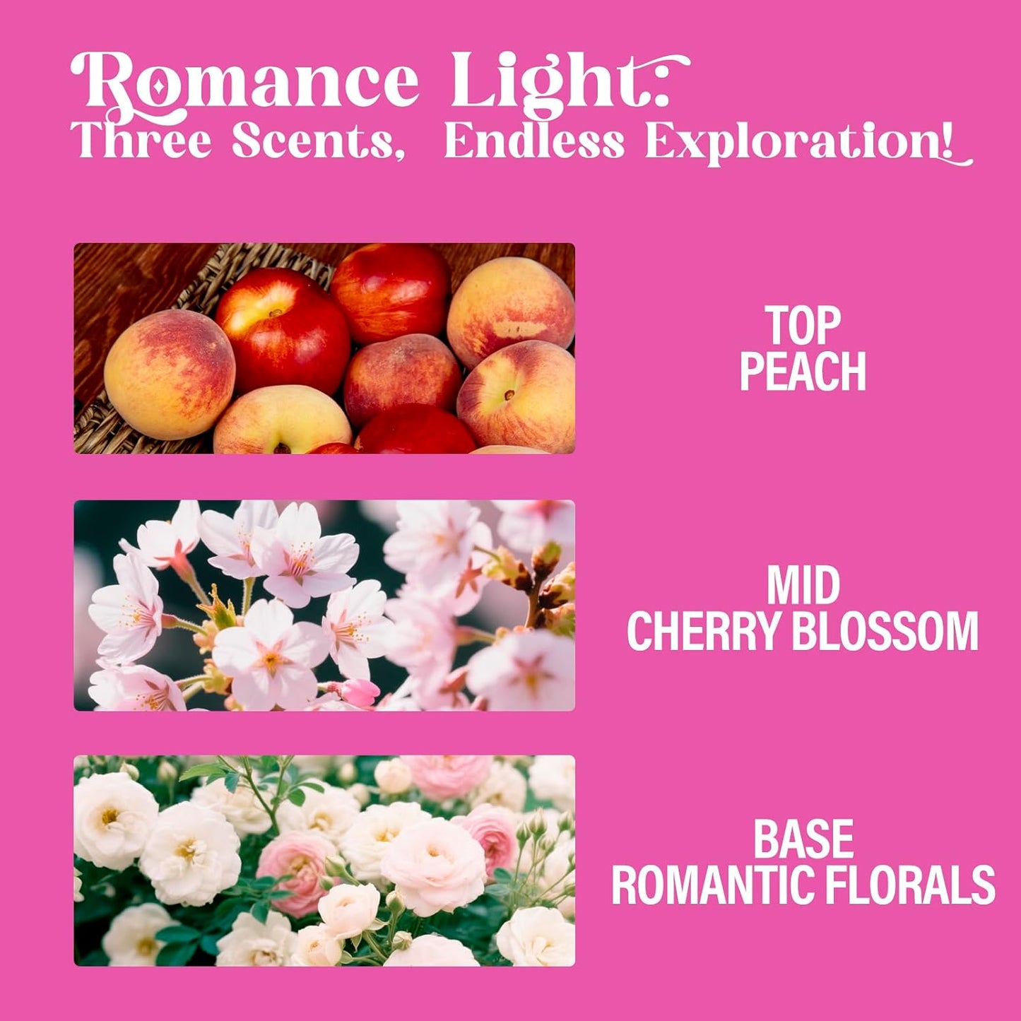 Body Spray for Women, Romance Light, Diamond embellished Fragrance Mist, 3.4 fl oz