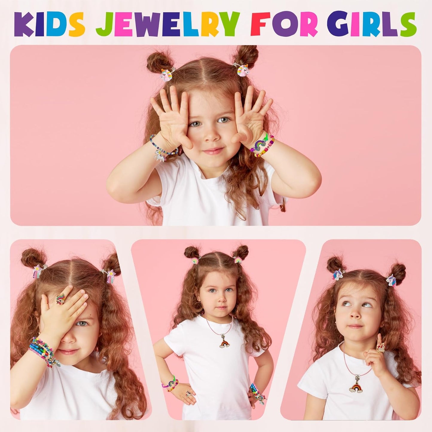 Mineral Me California Unicorn Bath Bombs for Girls with Jewelry Inside - Organic Bath Bombs for Kids with Surprise, Natural, Skin Moisturizing BathBombs, Rainbow Bubble Bath. Birthday Gifts - 12 pk