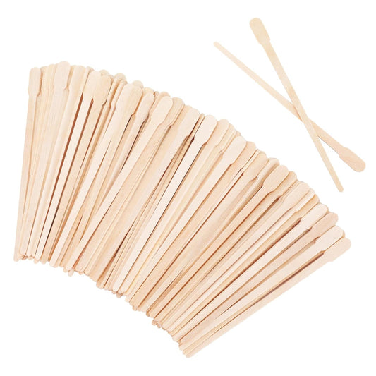 WISYOK Wooden Waxing Sticks - Waxing Applicator Sticks for Eyebrow, Lip, Nose, and Body Hair Removal, Double-ended Design Small wax stick for Spa and Home Use Pack of 1000