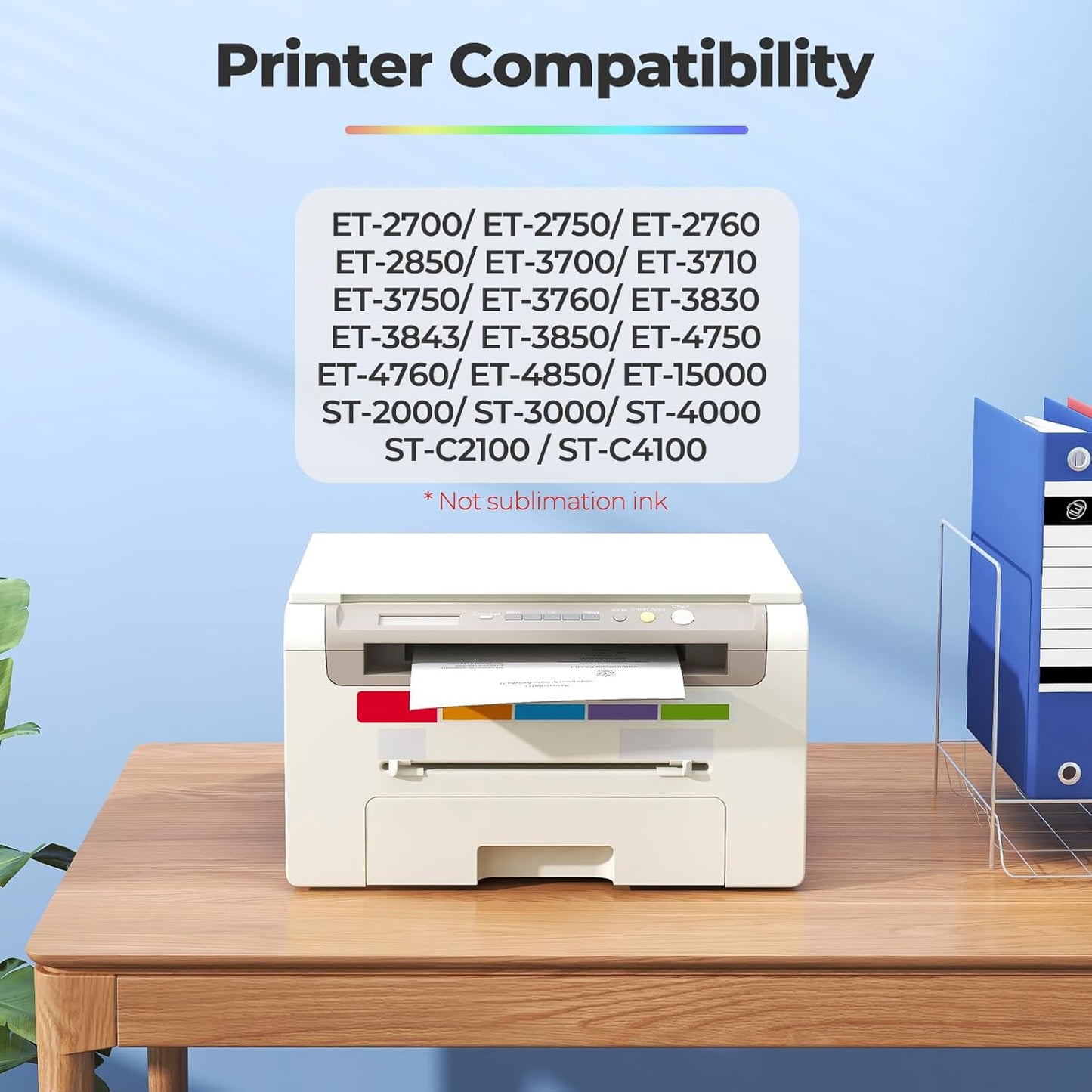 502 Ink Refill Bottle ET-2850 ET-3850 ET-2760 ET-2980 Replacement for 502 Ink Bottles for ET15000 ET-3830 ET-4850 ET 2850 ET 3850 ET 2760 ET-3843 ET-4760 ET-2750 ET-3760 ET3750 ET4750 Printer 10 Pack