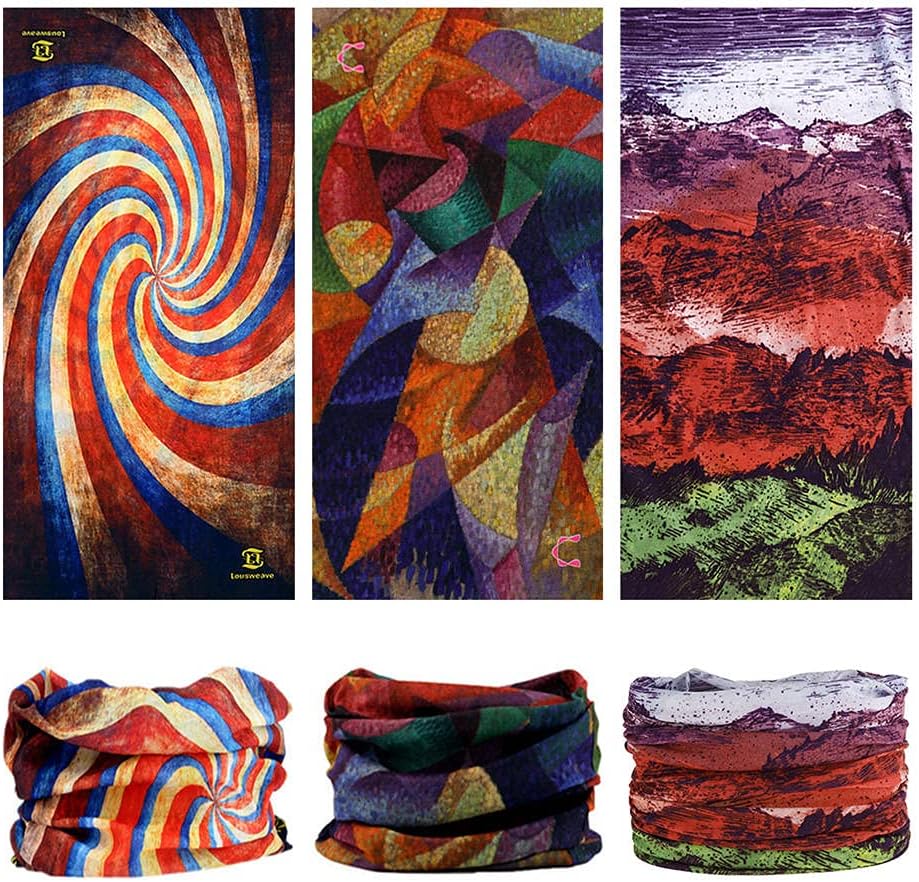 Headband Neck Gaiter Head Wrap Headwear Face Mask Magic Scarf Bandana for Men and Women