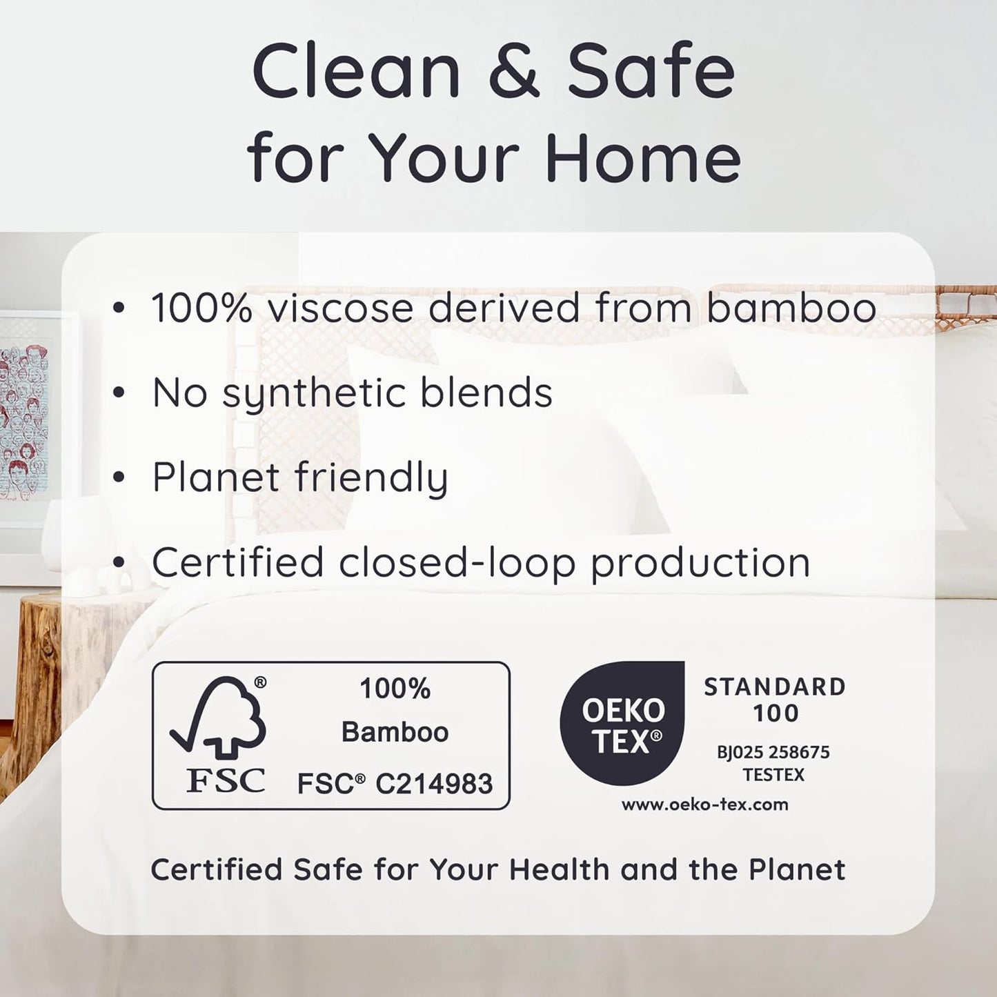 Bambaw 100% Viscose Derived from Bamboo Pillowcase Standard Size – Set of 2 Cooling Pillow Cases with Envelope Closure, Breathable & Anti Acne Pillow Case, Soft Pillow Cases Standard Size (Ivory)