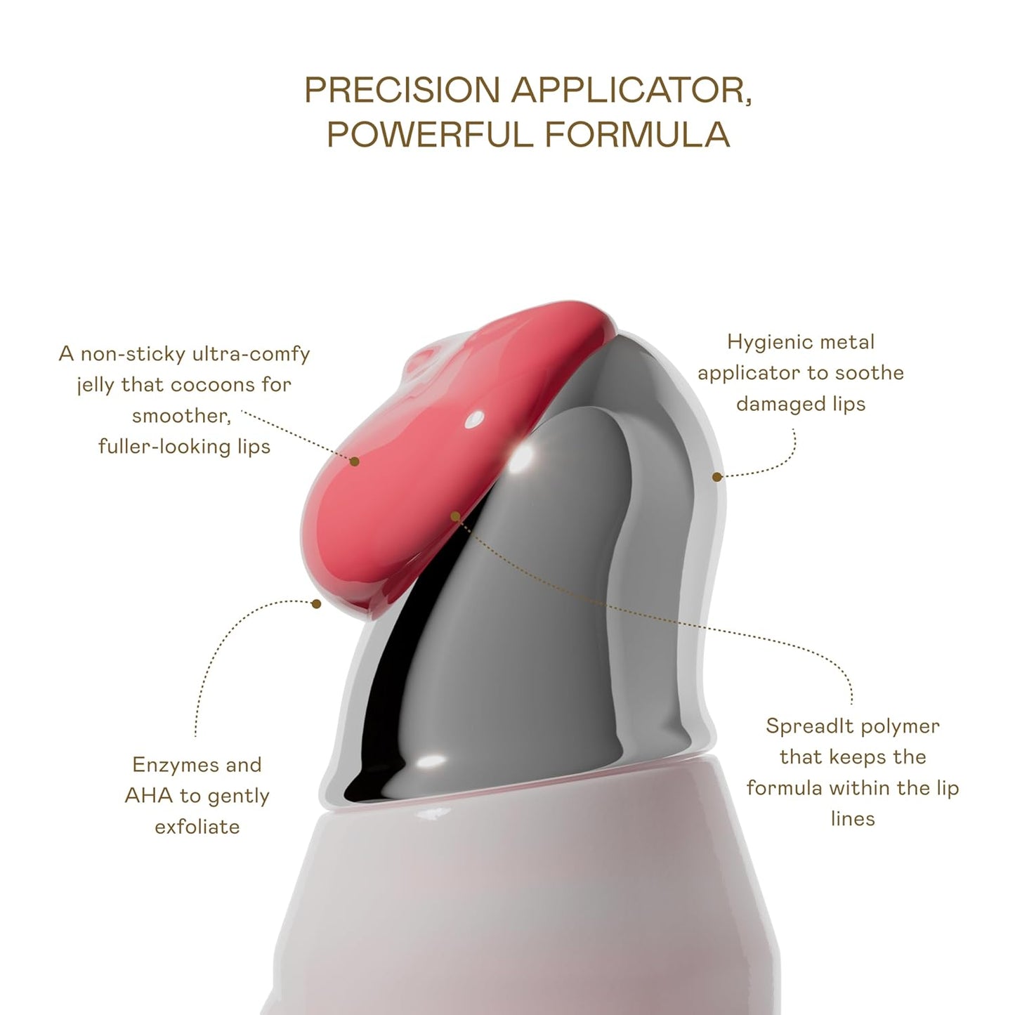 EADEM Le Chouchou Lip Softening Balm, Lip Gloss for Women, Plumper and Mask for Lips, Overnight Hydrating & Moisturizing Luxury Lip Balm, 0.5 oz, Guava Fresca