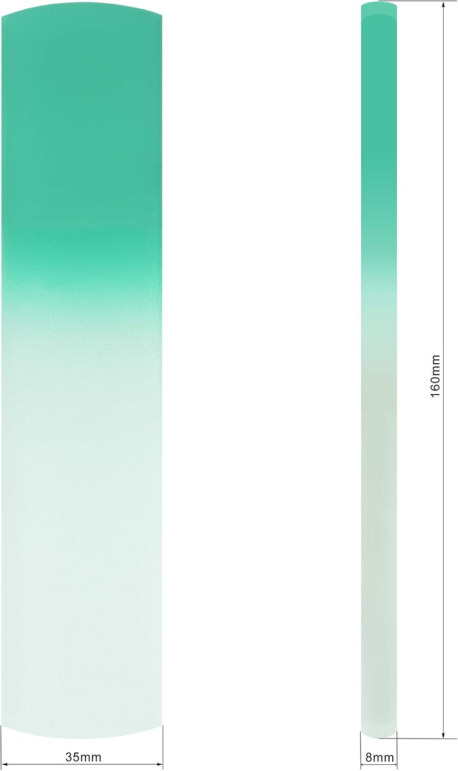 Foot Scrubber Callus Remover - Glass Foot File - Genuine Czech Tempered Glass - Corn & Dead Skin Remover - Hard Skin Remover - Alternative to Pumice Stone for feet - Foot Callus Remover