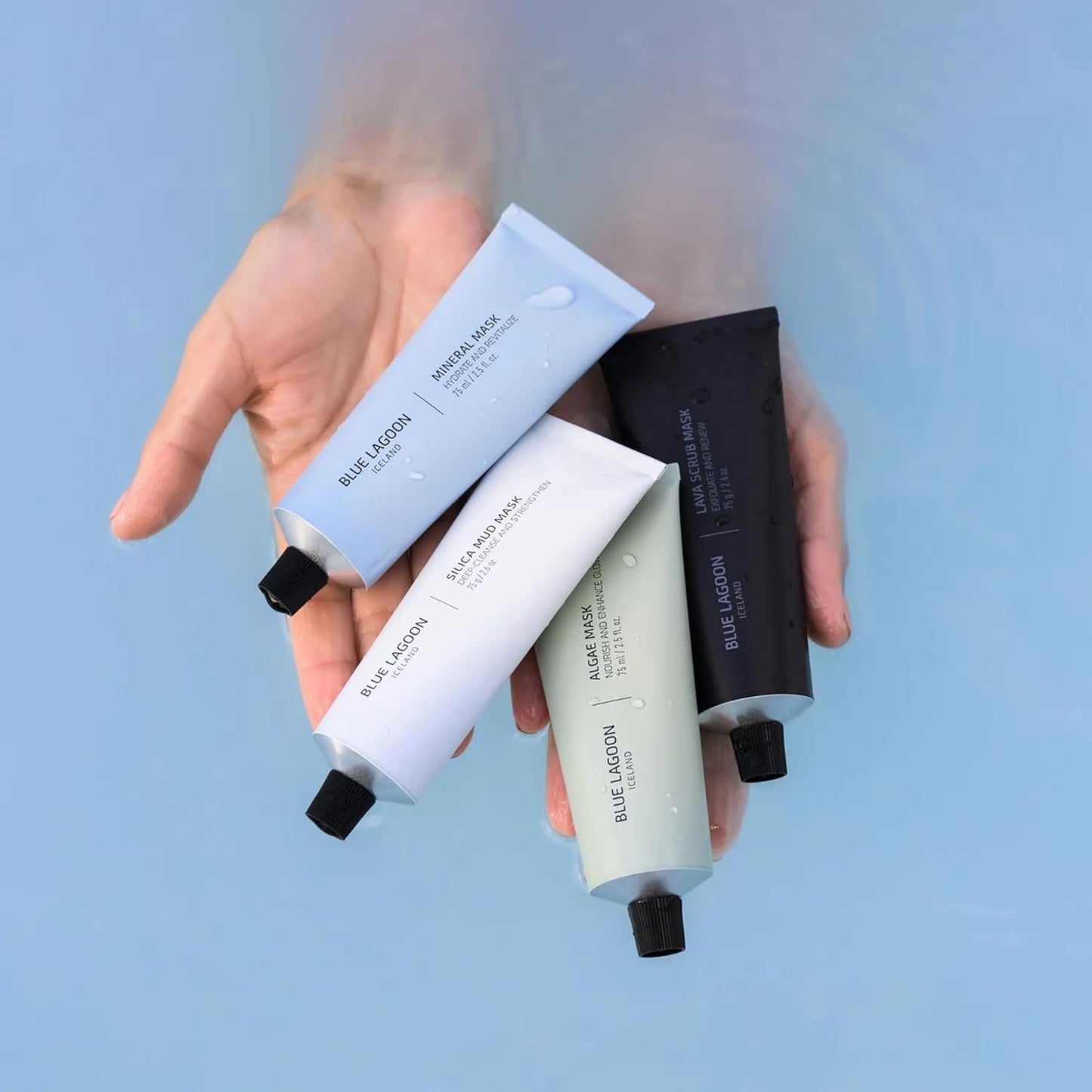 Blue Lagoon - Deep Cleansing Silica Face Mask For Enhanced Glow - Hydrating and Moisturizing Face Mask - Hydrating Mask Skin Care - Sustainable, Bioactive Icelandic Skincare (1 oz | 30 ml)