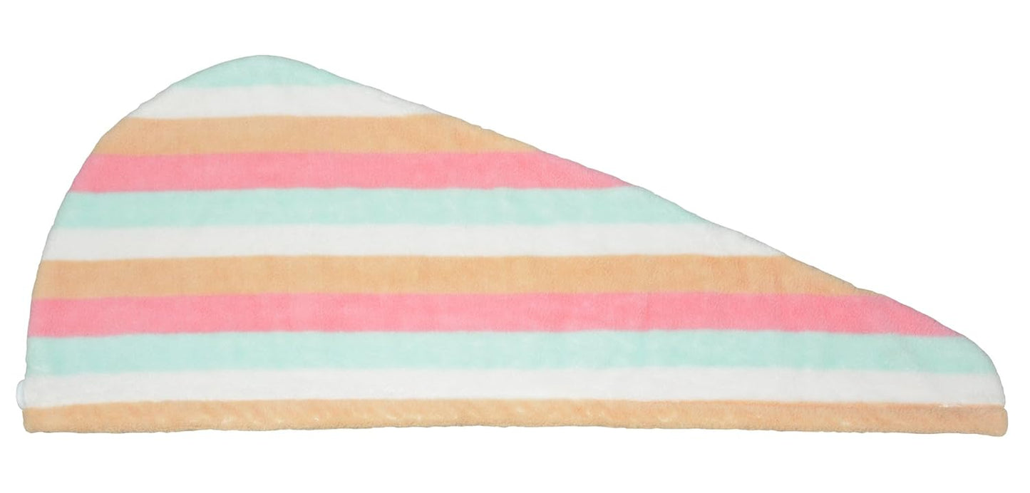 HOPESHINE Women's Soft Shower Hair Towel Twist Hair Turban Wrap Drying Cap Great Gift for Women (Purple+Pink + Rainbow