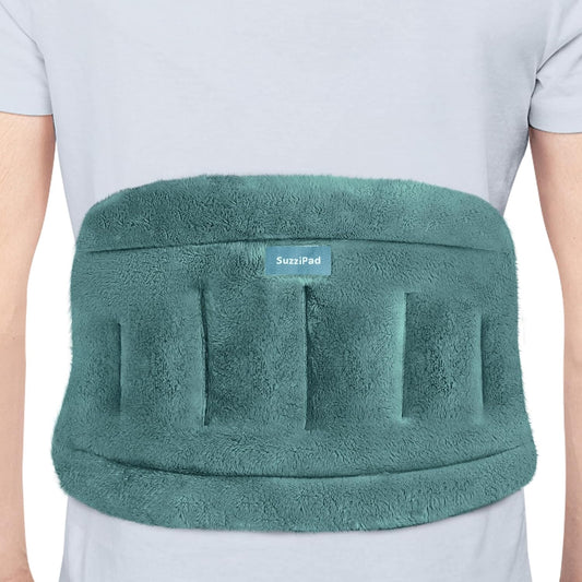 SuzziPad Microwavable Meating Pads for Back Discomfort, Microwave Heat Pad for Lumbar, Waist, Stomach, Neck Shoulder, Wrap with Moist Therapy, Warm & Cold Compress
