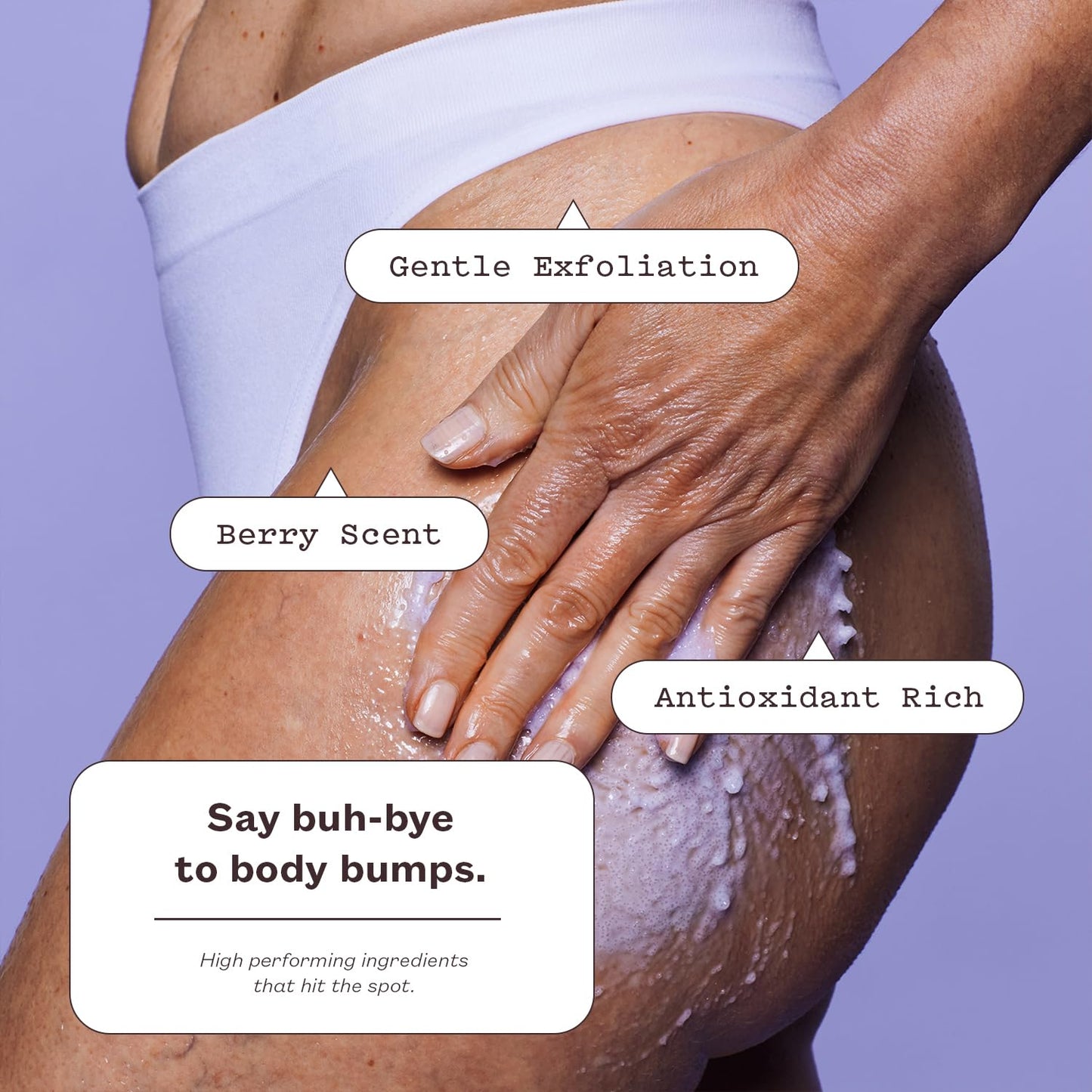 frank body Niacinamide Body Scrub | Fights Breakouts & Dryness | Exfoliating Body Scrub | Berry Extracts & Green Tea | Berry Scent | Vegan & Cruelty Free | 250g / 8.82 oz