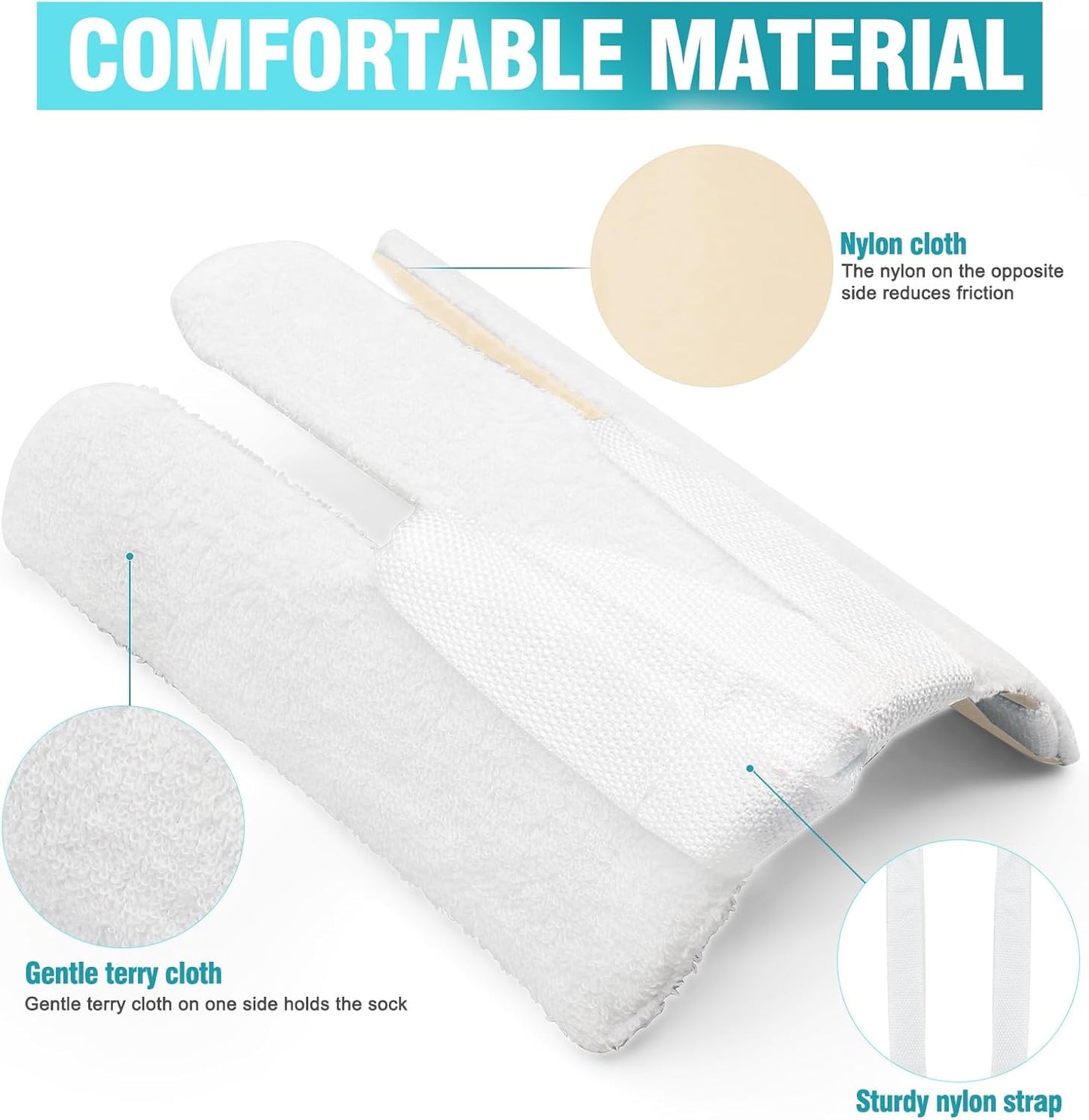 Sock Aid, Sock Helpers to Put on Your Socks for Seniors, Disabled, Pregnancy, Assist Device for Elderly, Tool Aide Puller Easy on and Off with No Bending(Oatmeal Heather)