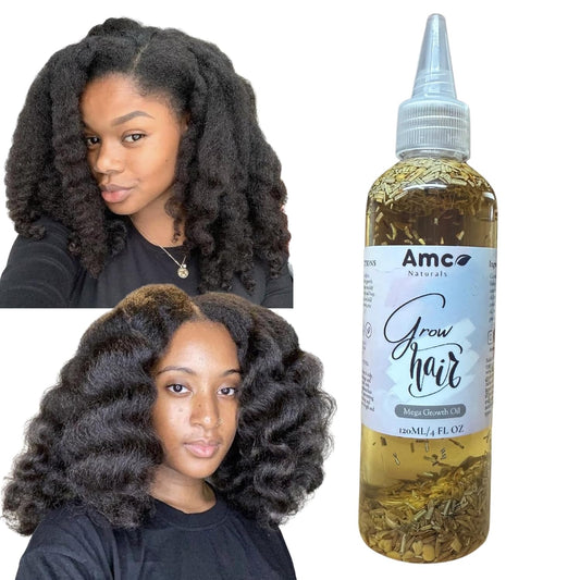 Fast Hair Growth Oil, Extra Strength Hair Oil, Thicker, Stronger Hair, Nourishing & Moisturizing Hair Oil 4 Fl Oz