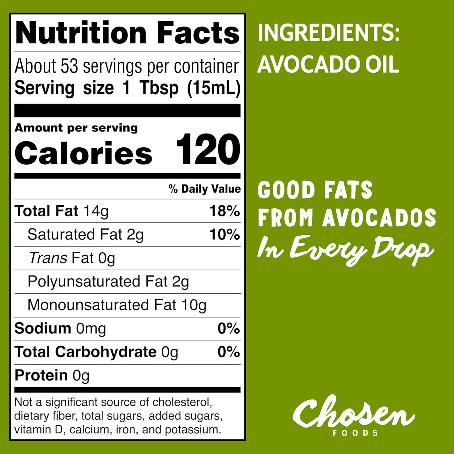 Chosen Foods 100% Pure Avocado Oil Squeeze Bottle - 27 Fl Oz - For Drizzling, Sautéing, Roasting, Searing, & Baking - High Smoke Point Cooking Oil - Kosher, Keto Friendly - With Recipe eBook
