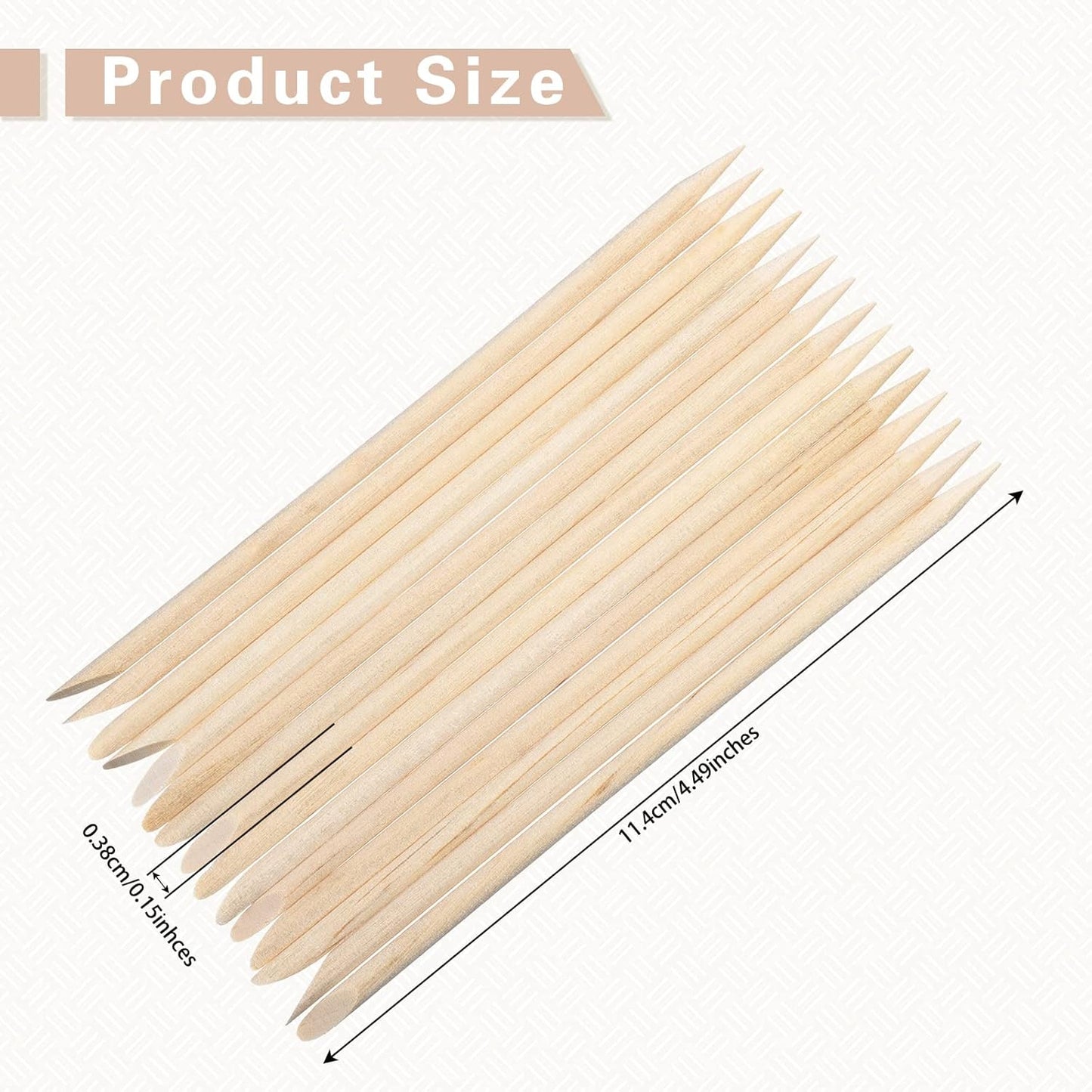 Demissle Eye Brow Wooden Wax Sticks Mini Waxing Applicator Sticks Lip Nose Eyebrow Wood Craft Small Facial Hair Spatula Applicator for Home Spa Hair Removal Smooth Skin Use(400 Pieces)