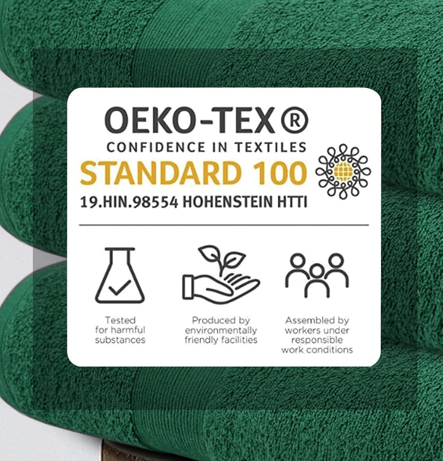 Softolle Luxury Bath Towels Set of 4 (27” x 54”) | Towels for Bathroom | Super Soft | Highly Absorbent Towels for Home, Spa, Gym (Dusty-Green)