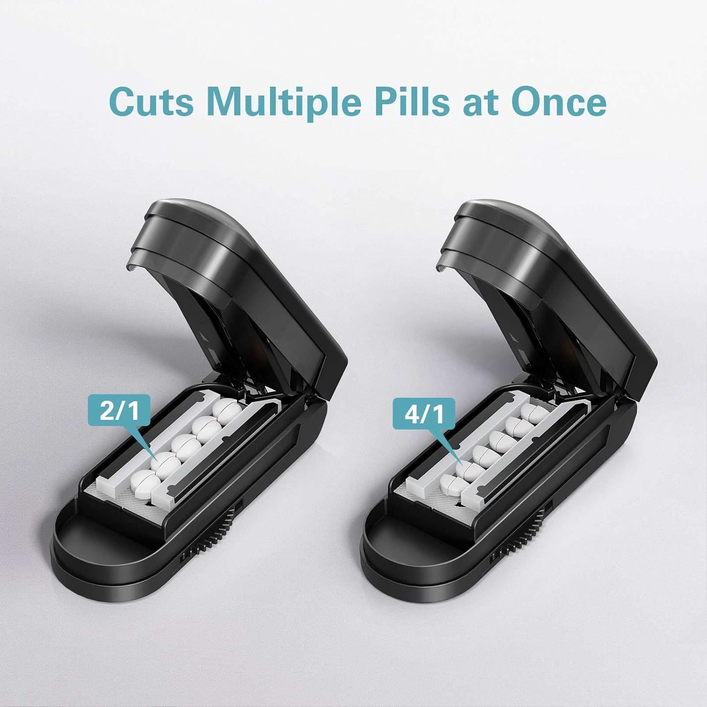 DEPAD Pill Cutter Splitter for Cutting Multiple Pills, Adjustable Pill Cutters Splitters for Small and Tiny Pills with Accurate Alignment and Sharp Safe Blade