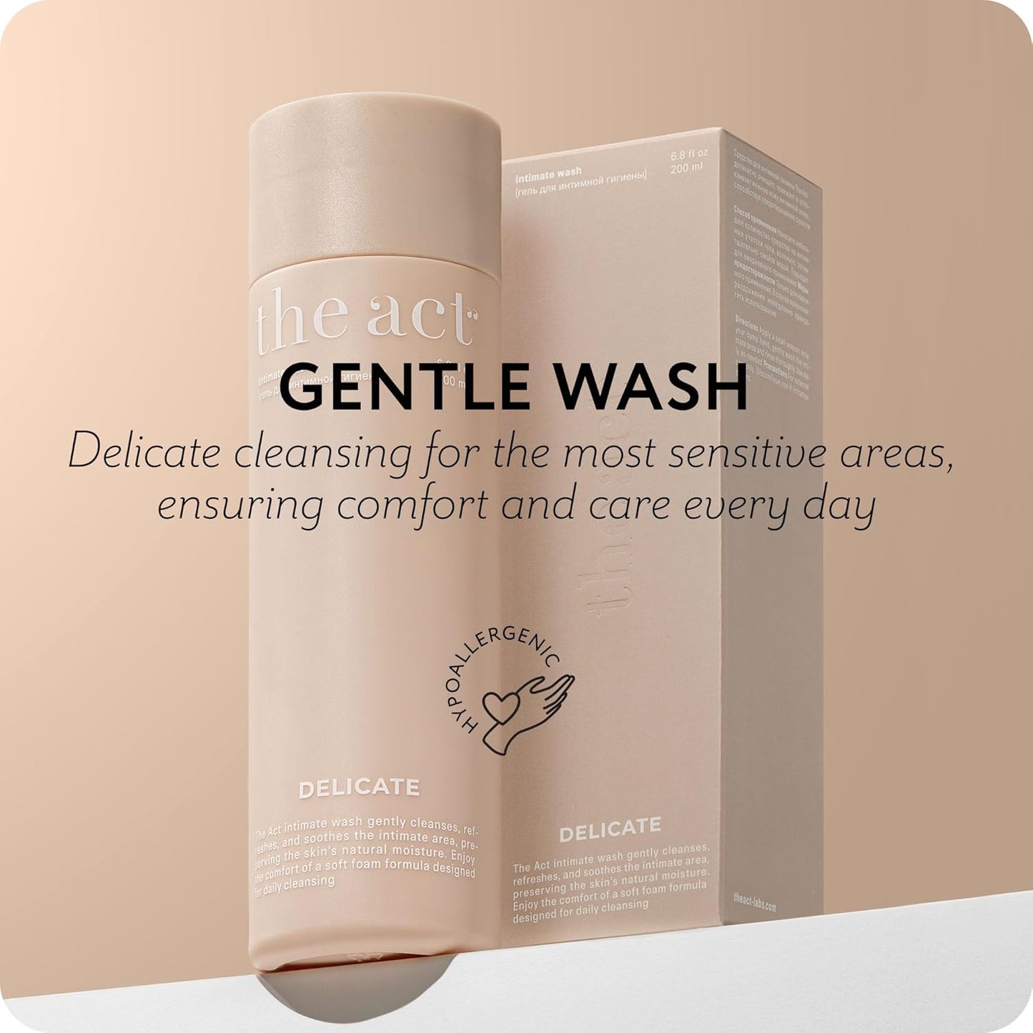 Feminine Wash for Women - Gentle pH-Balanced Cleanser for All Skin Types, Including Sensitive Skin - Daily Comfort and Freshness, 6.8 fl oz