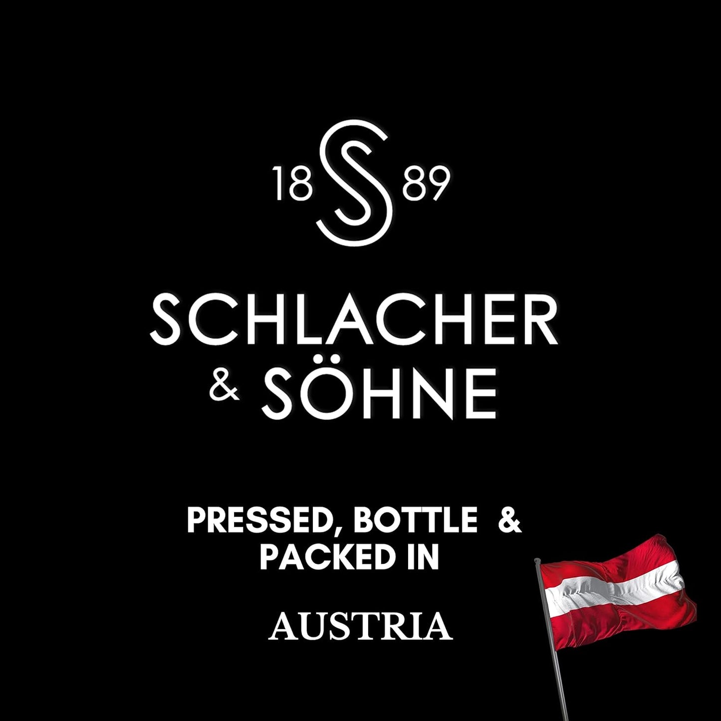 Schlacher & Söhne Styrian Pumpkin Seed Oil: 100% Pure, Cold Pressed, Non GMO, Gluten Free, Vegan, May Helps in Hair Growth, Made in Austria (500 ml, 16.9 FL OZ)
