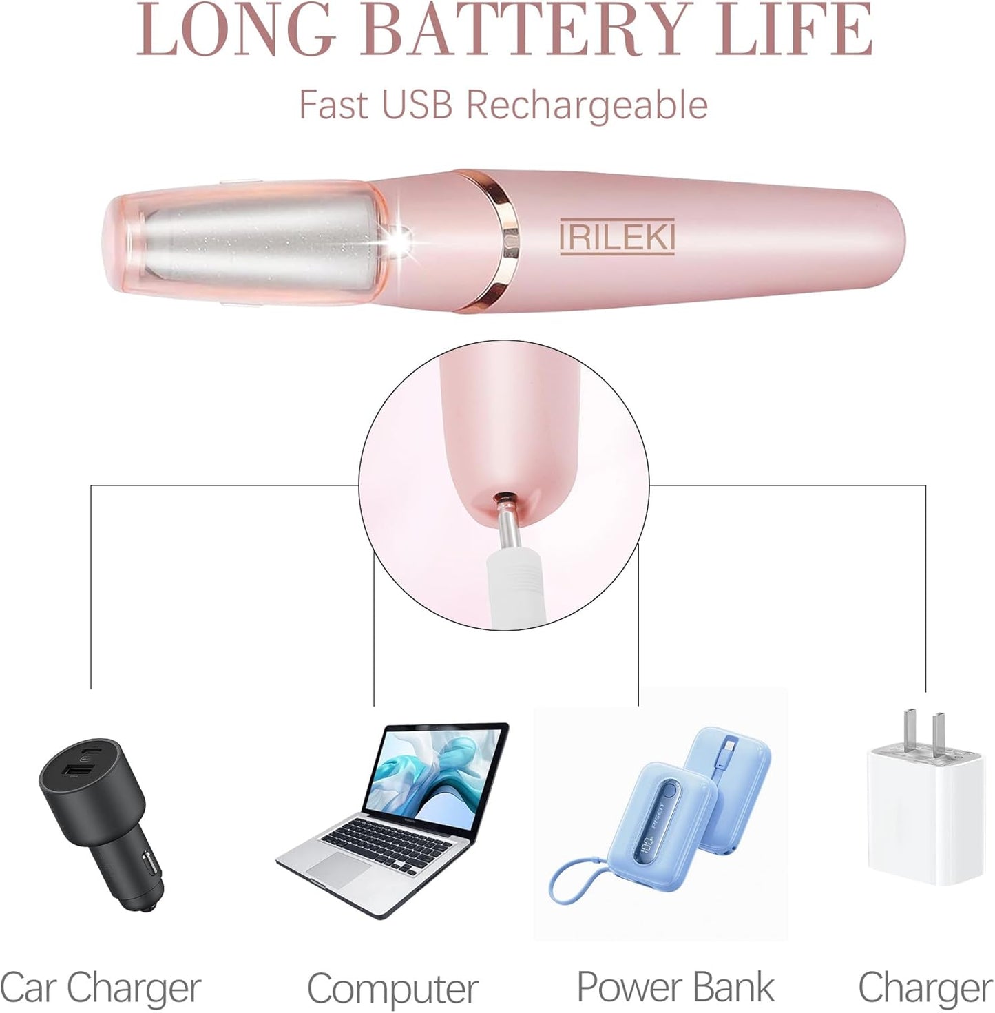 Upgraded Electric Callus Removers for Feet, Electric Foot Callus Remover, Rechargeable Portable Electronic Foot File Pedicure Tools, Professional Pedi Feet Care for Dry/Dead Skin, for Feet & Hands