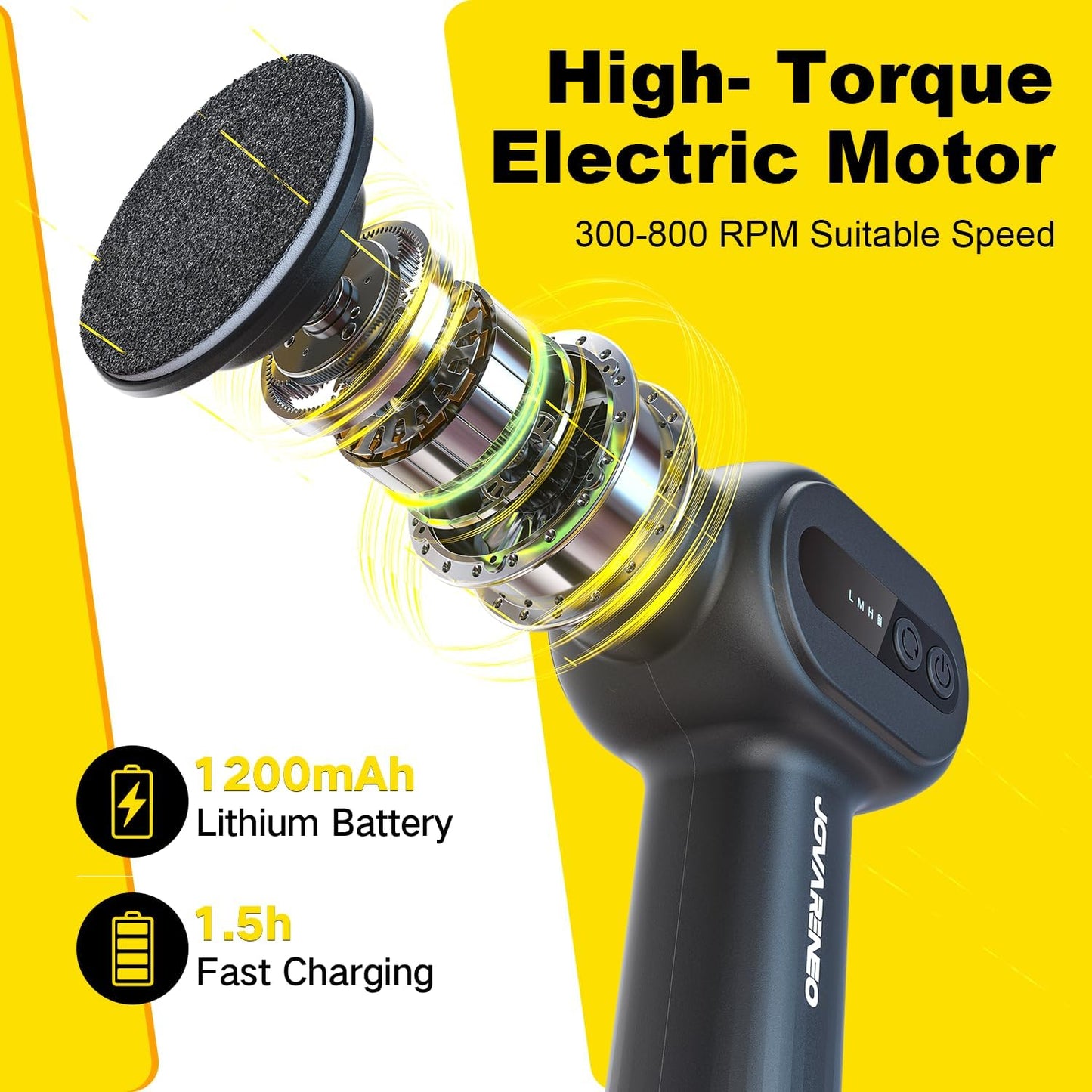 Electric Foot Callus Remover Rechargeable, Electronic Foot File Pedicure Tool, 2 in 1 Foot Grinder, Pro Foot Scrubber Kit for Dead, Hard, Cracked Skin, with 6 Speeds & 20 Sandpaper Discs