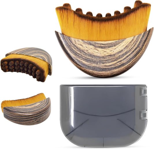 Lymphatic Contour Face Brush-Facial Dry Brush-Lymphatic Drainage Massager,Soft Dry Brushing Beauty Tool for Jawline, Chin & Facial Sculpting Designed to Fit Precisely and Relieve Fatigue