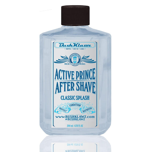 Classic Refreshing Cooling Soothing Barbershop After Shave Lotion Balm Toner Splash Active Prince Satisfy all Types of Viking Cannon Black Prime AfterShave Tonic Cologne
