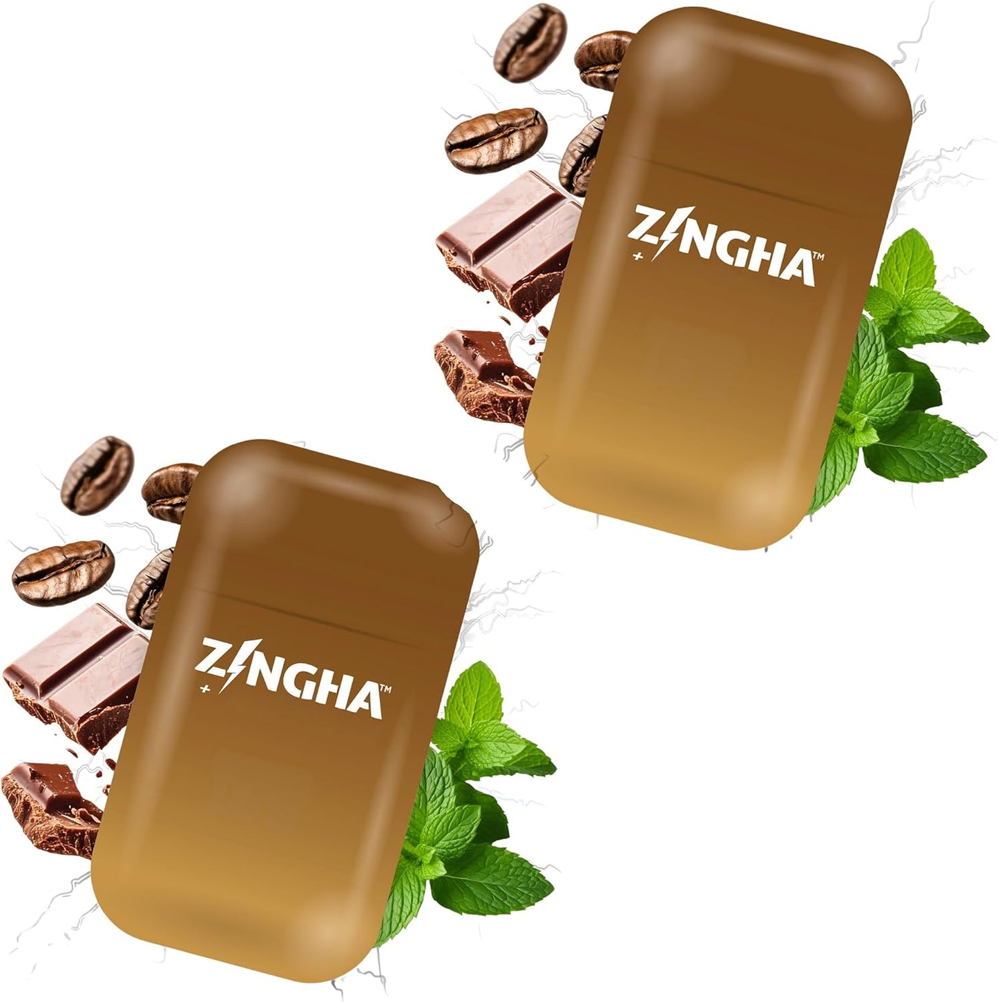 Caffeinated Aromatherapy Nasal Inhaler Stick – Natural Energy Boost with Essential Oils + Caffeine – Focus, Refresh & Breathe Easy (Mocha Latte)