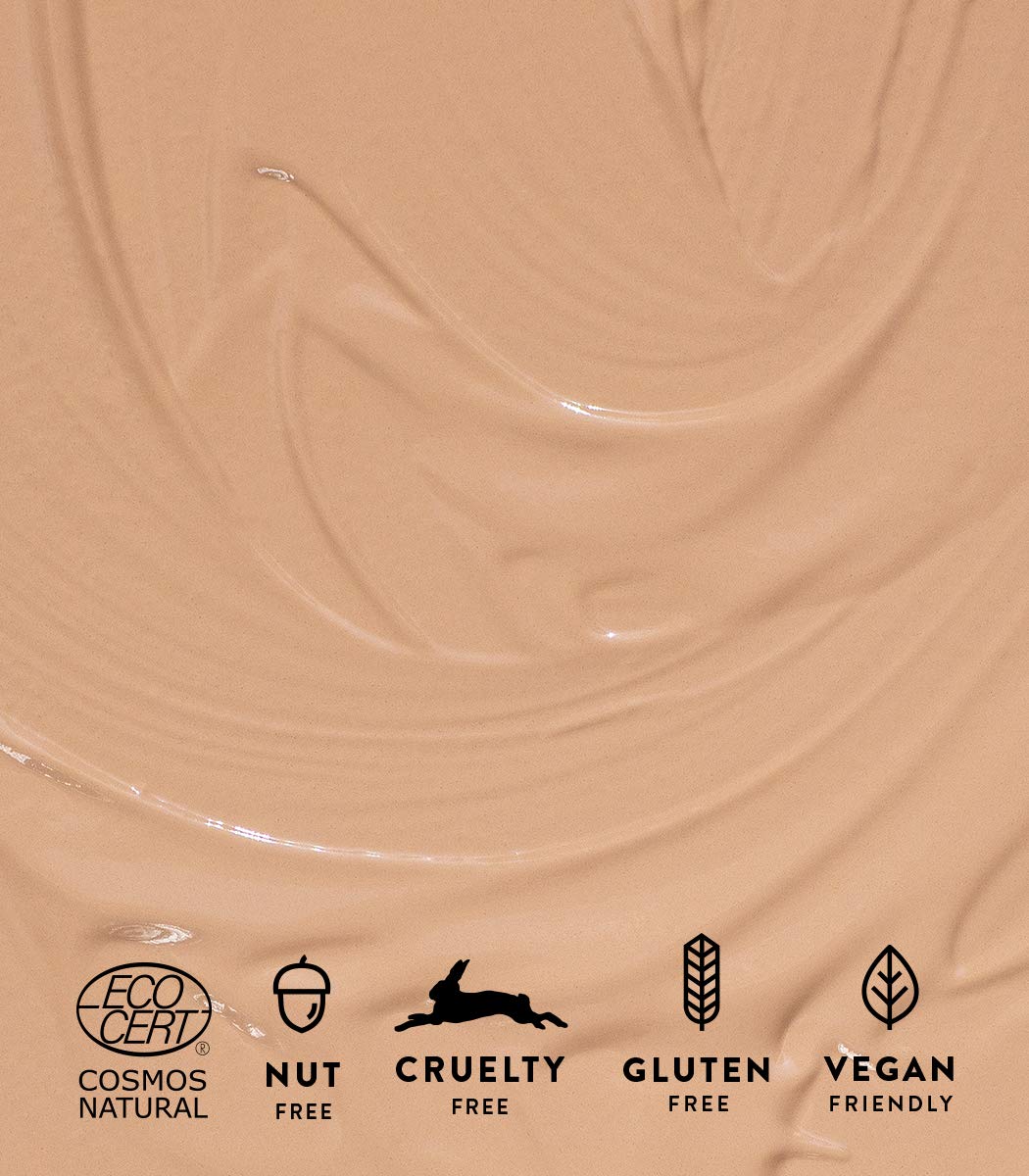 MÁDARA Organic Skincare | Luminous Perfecting Concealer 35 HONEY – 4ml, Dewy finish, With hyaluronic acid, Natural concealer for dark circles and blemishes, Vegan, COSMOS natural certified.