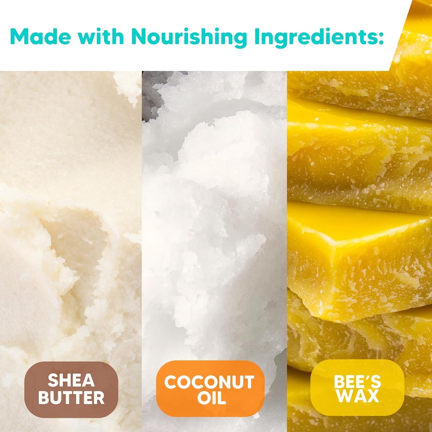 Onyx Professional Cracked Heel Repair Balm Stick for Dry Cracked Feet Treatment, Coconut Scent, 1 pack - Moisturizing Foot Balm, Rolls On, No Mess Like Foot Cream or Foot Lotion, Heel Treatment