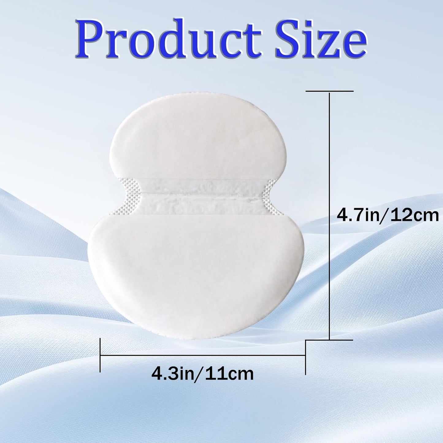 60PCS Armpit Sweat Pads - Ultra-Absorbent Underarm Dress Shields for Men & Women Discreet & Disposable Armpit Sweat Protection (L)