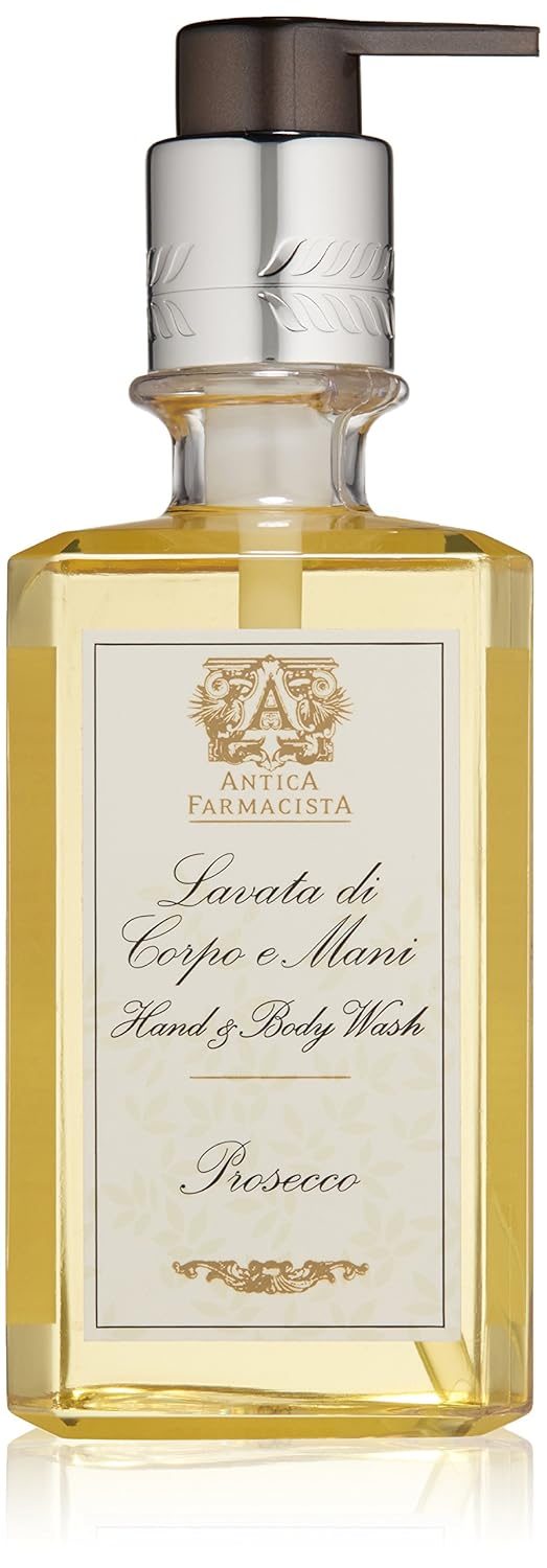 Antica Farmacista Hand & Body Wash - Luxury Nourishing Body Wash - Hydrating Hand Cleansing Wash - Bath & Body Gift - Prosecco, 10 fl oz