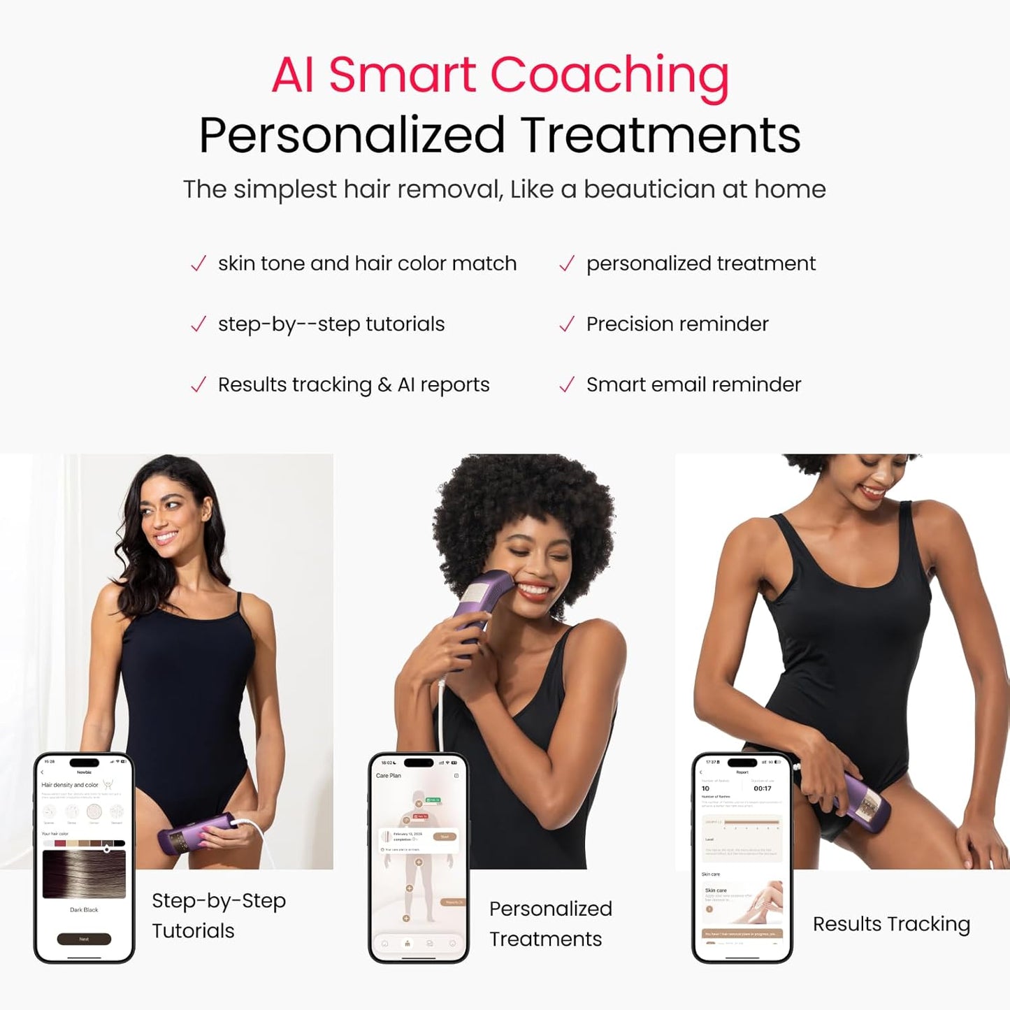 IPL Laser Hair Removal for Women and Men, 2 Lights, 2℃, 16.6 cm² Sapphire Ice Cooling for Sensitive Skin, 4-Pulse Mode for Ingrown Hair, Bikini, Face, Body Permanent Epilator Home Hair Removal Device