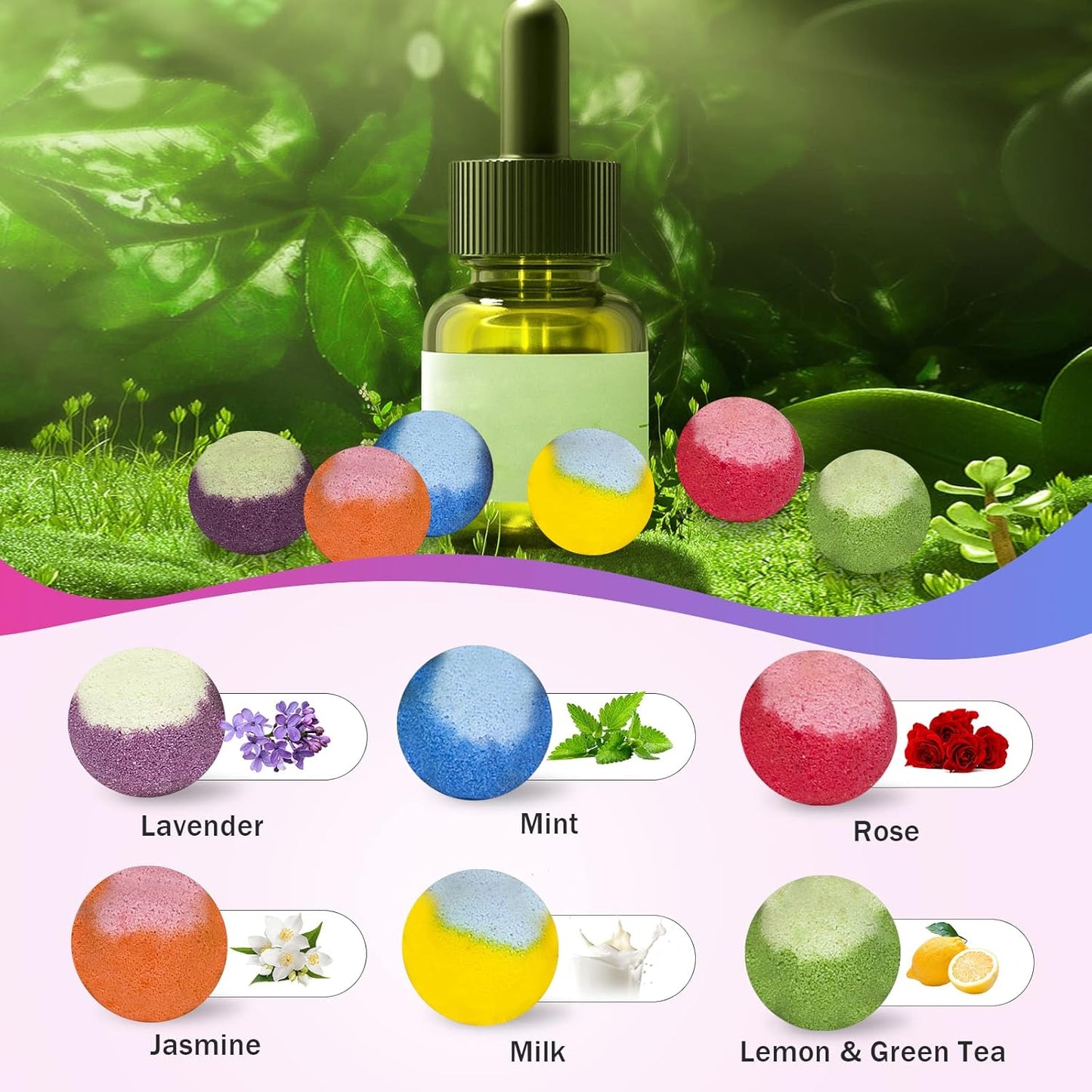 30 Pcs Bath Bomb Gift Set, Natural Organic Mini Bath Bombs, Handmade with Rich Fizz - Birthday Gift for Kids/Women/Men, Mother's Day, Ideal Gift for Valentine's Day