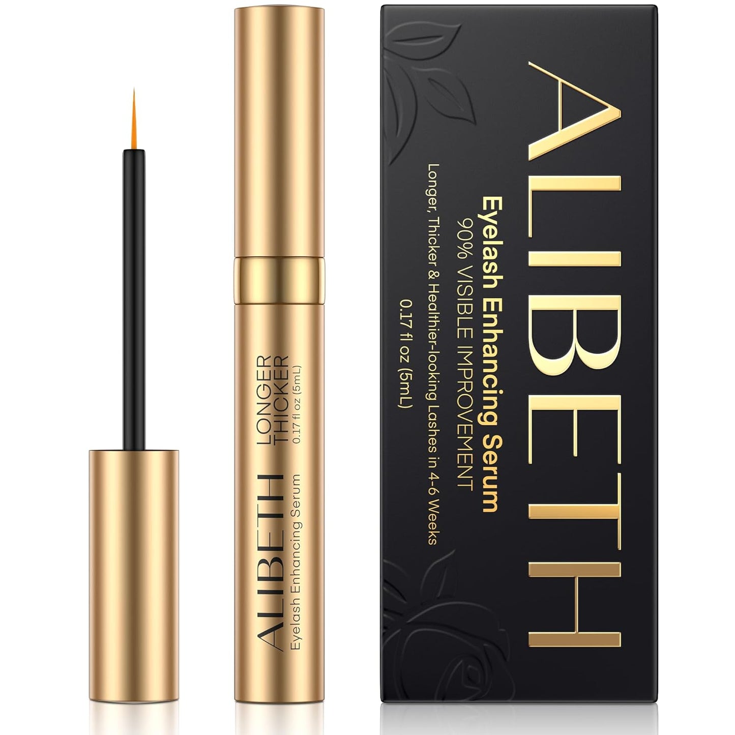 Lash Serum for Eyelash Growth - Lash Enhancer for Thicker Longer and Fuller Eyelashes - Advanced Natural Formula Vegan & Cruelty-Free 0.17 Fl Oz (Pack of 1)