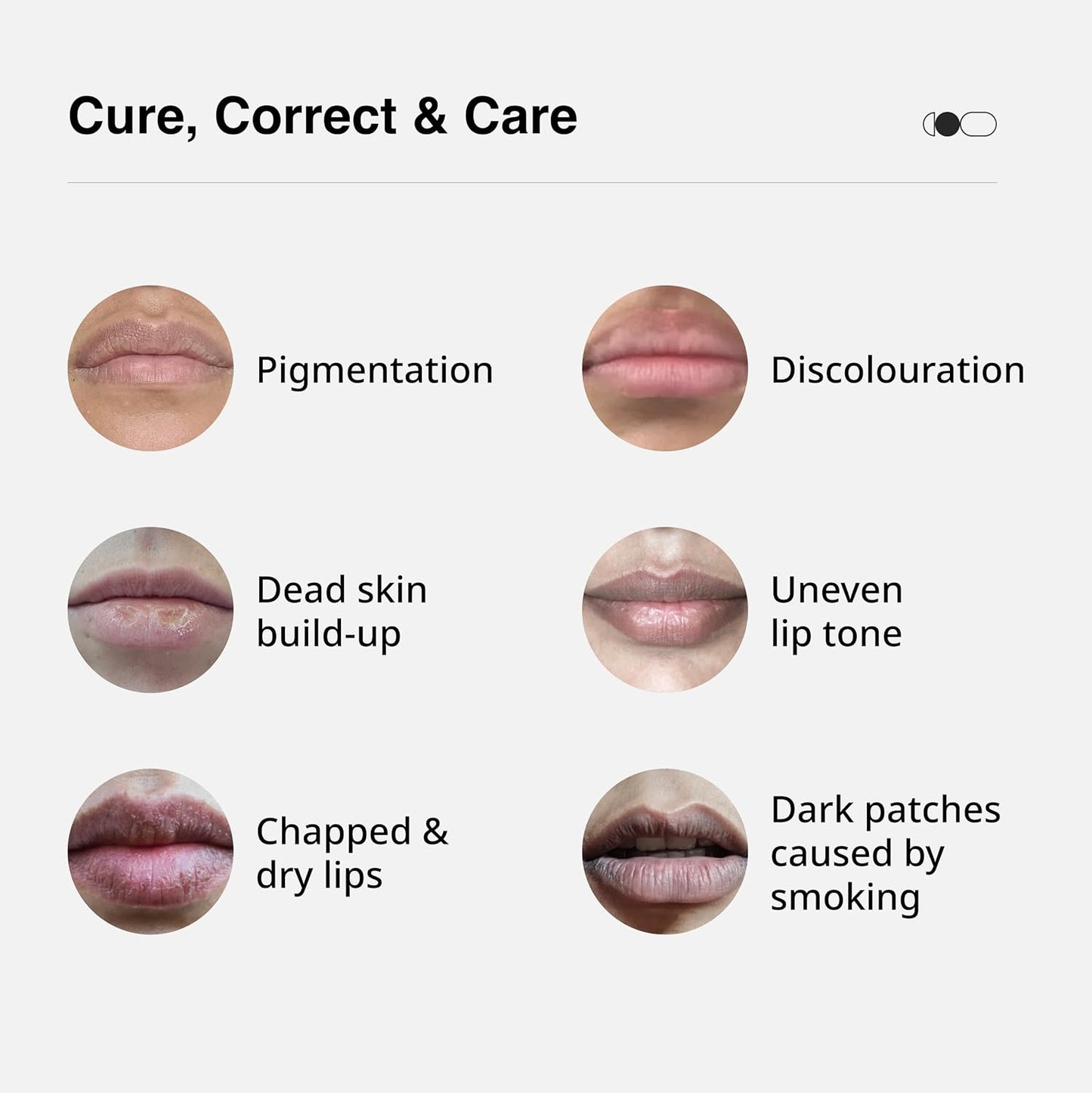 Lightening Lip Scrub for Men and Women | Exfoliate & Brighten with Walnut Shell Powder, Beetroot & Squalane | Lip Scrub for Dark Lips to Lighten Pink, 0.25 Ounce (Pack of 1)