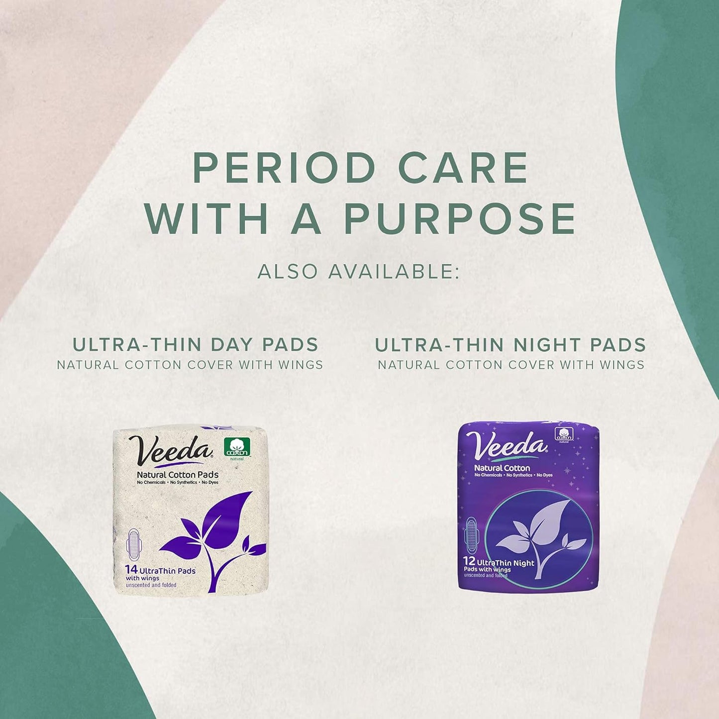 Veeda Natural Cotton Ultra Thin Panty Liners for Women - Breathable Thin Daily Liners are Always Chlorine and Toxin Free - Hypoallergenic & Comfortable Pantyliners - 240 Count