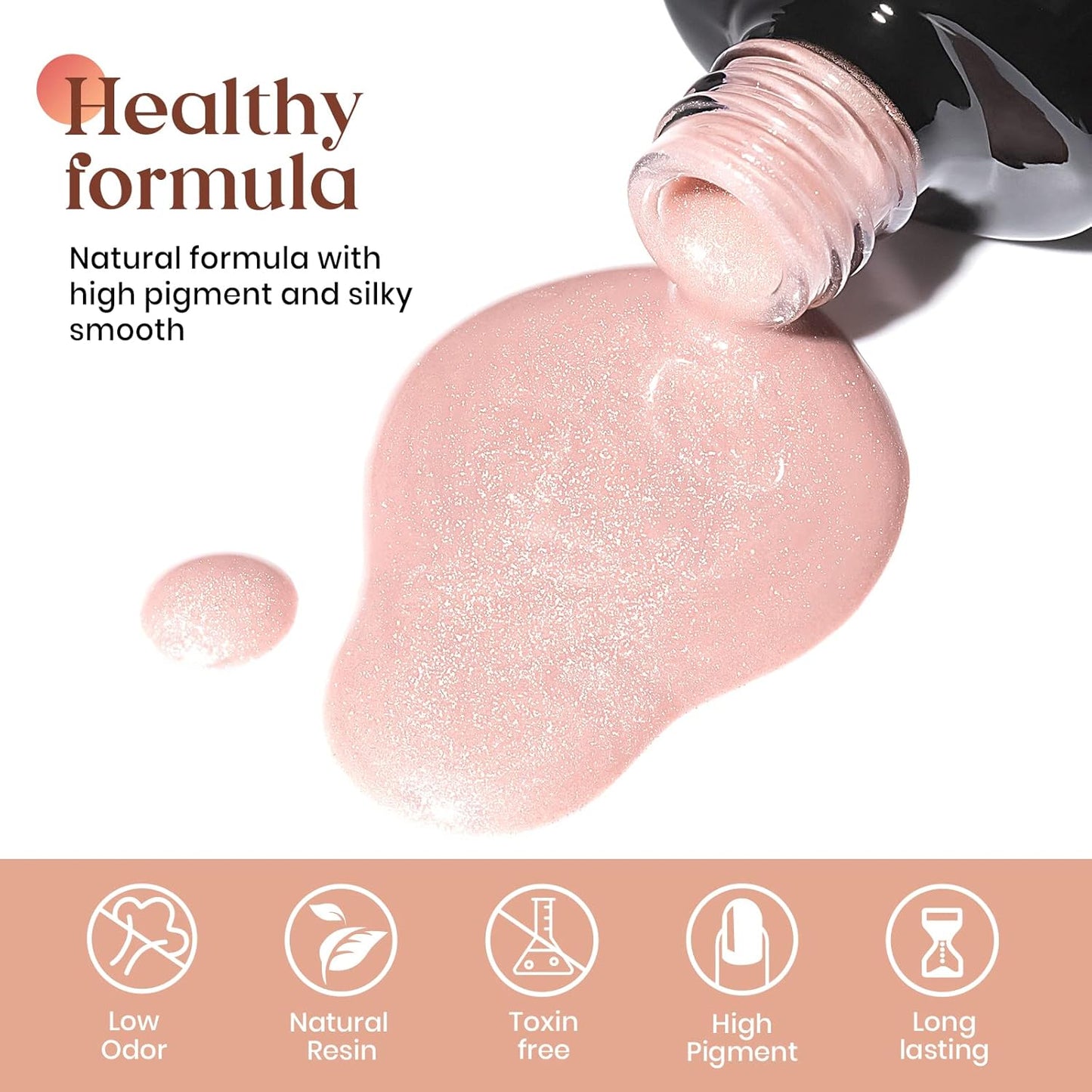 MIZHSE Cat Eye Gel Nail Polish, 12 Basic Colors Collection Glitter Magnetic Gel Polish Polish, Sparkle Shimmery Nude Pink Brown Soak Off Nail Art Manicure Kit Gift for Ladies