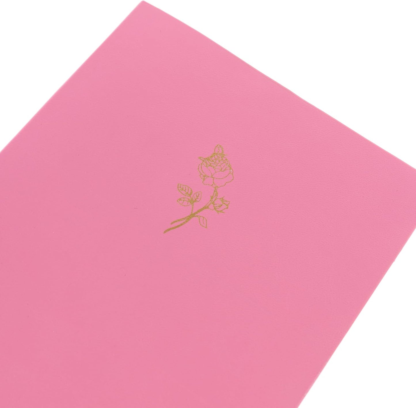 Graphique Rose Vegan Leather Journal, Diary Notebook for Writing, 192 Lined Pages, La Petite Press Collection, 6” x 8”