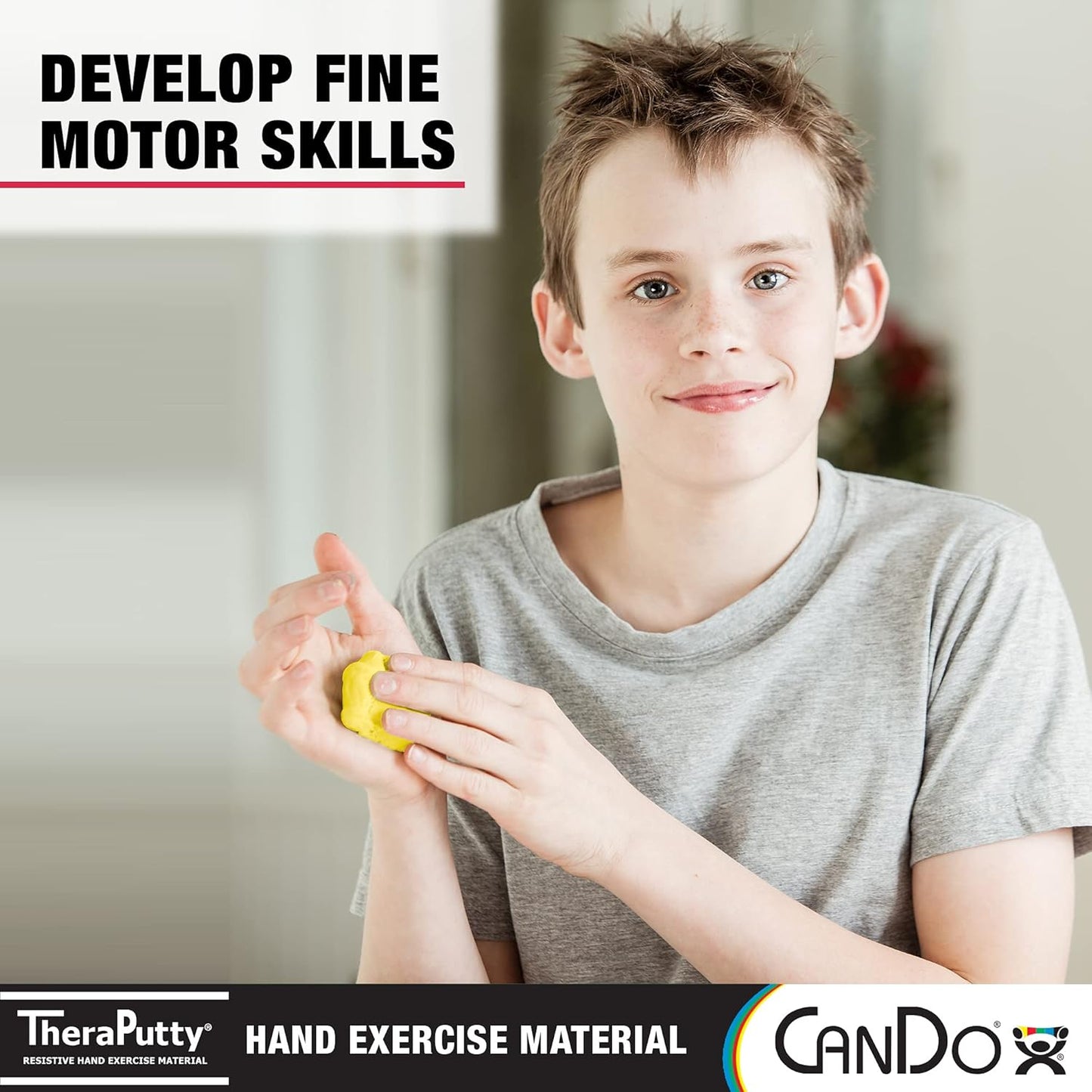 CanDo 10-0900 TheraPutty Standard Hand Exercise Putty, X-SOFT, 2oz