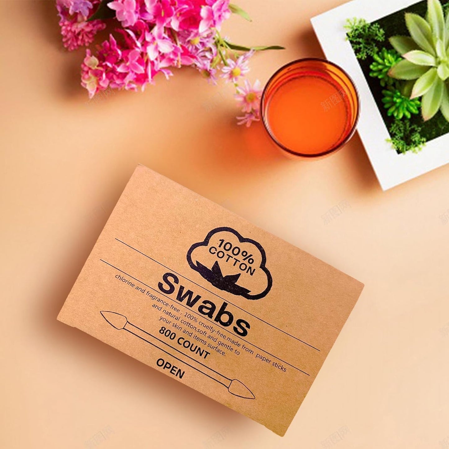 Precision Tip Cotton Swabs/Double Pointed Cotton Buds for Makeup 1600pcs