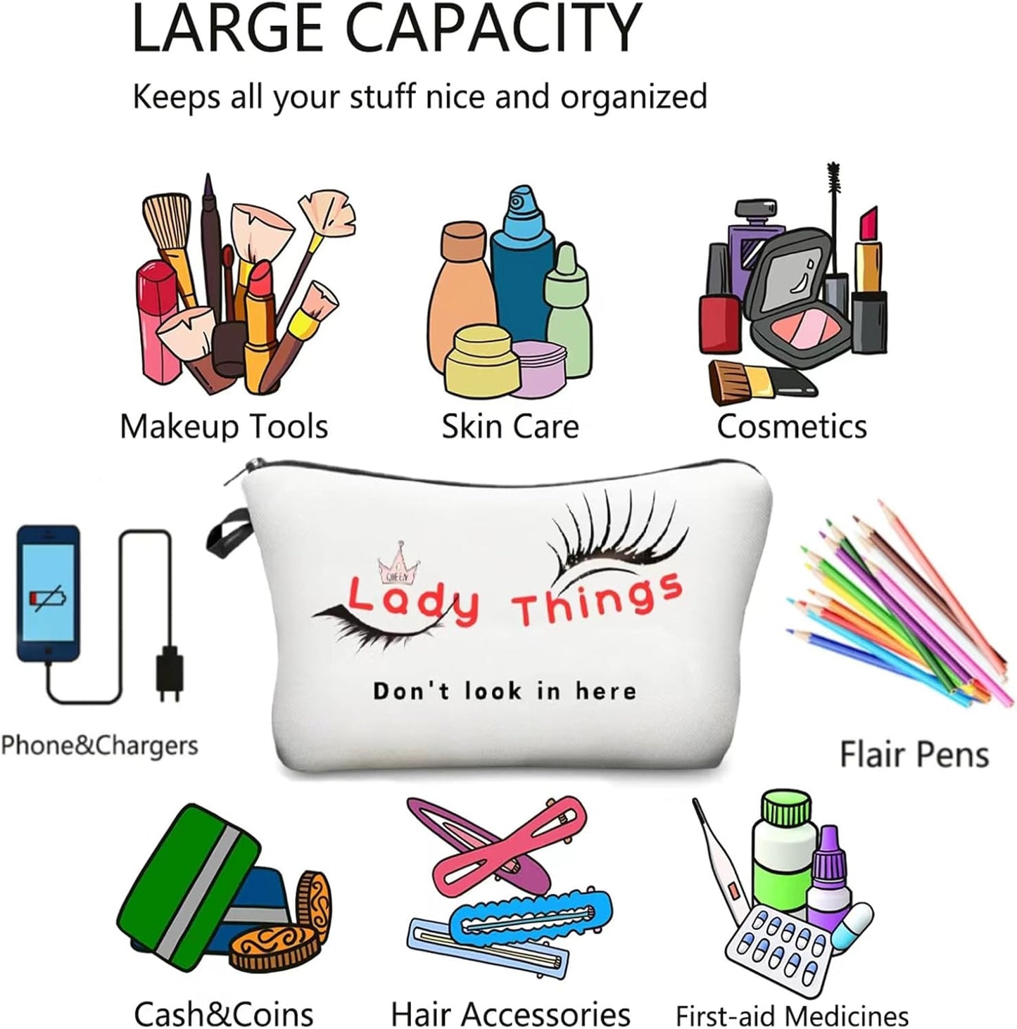 Women Cosmetic Travel Toiletry Bag Lady Things acket Makeup Pouch Bags Feminine Products Bag Small Cosmetic Bags Period Kit Bags For Women Makeup Brush Organizer Bag Tampon Bag Holder