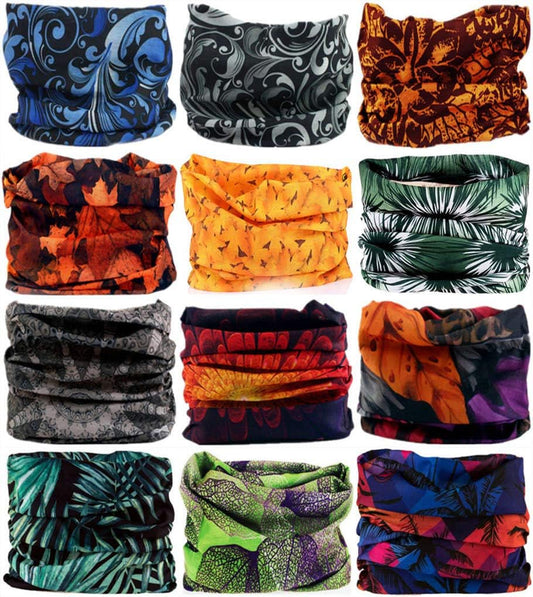 Headband Neck Gaiter Head Wrap Headwear Face Mask Magic Scarf Bandana for Men and Women