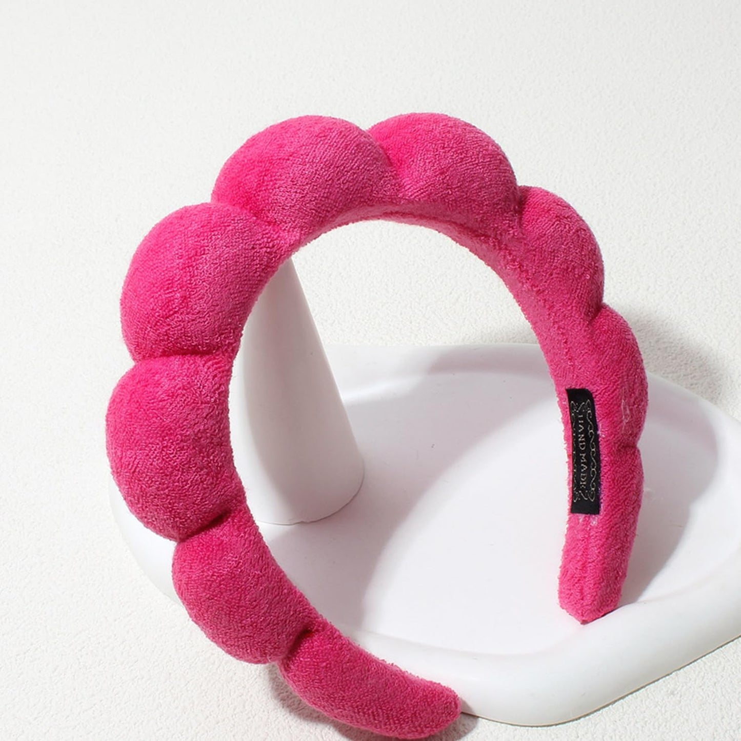 Spa Headbands for Washing Face Makeup Skin Care Headband Women Bubble Facial Beauty Headbands Puffy Shower Towel Band Hair Headband