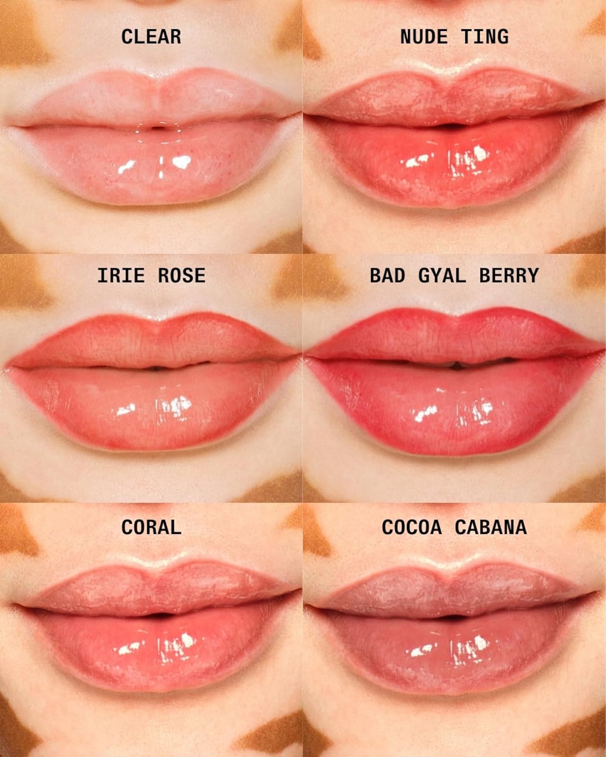 Cay Skin Isle Lip Balm SPF 30 – High Shine, Hydrating + Sheer Lip Gloss in Vanilla Brown Sugar Flavor – Formulated with Natural Ingredients for All Skin Tones – Bad Gyal Berry, 0.35 oz