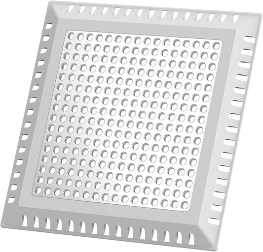 Shower Drain Hair Catcher/Drain Strainer/Shower Drain Cover for Bathroom Floor Drain, Stainless Steel and Silicone (Patented Product)