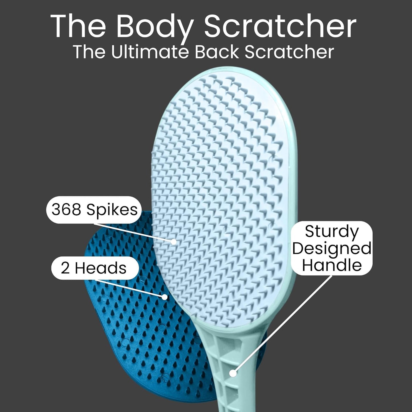 The Ultimate Back Scratcher, Scalp Massager, Back Massager & Exfoliator Large Scratch Surface, Gifts for Men Women, Itch Reliever - an All Body Scratcher Gives a Deep Soothing Scratch