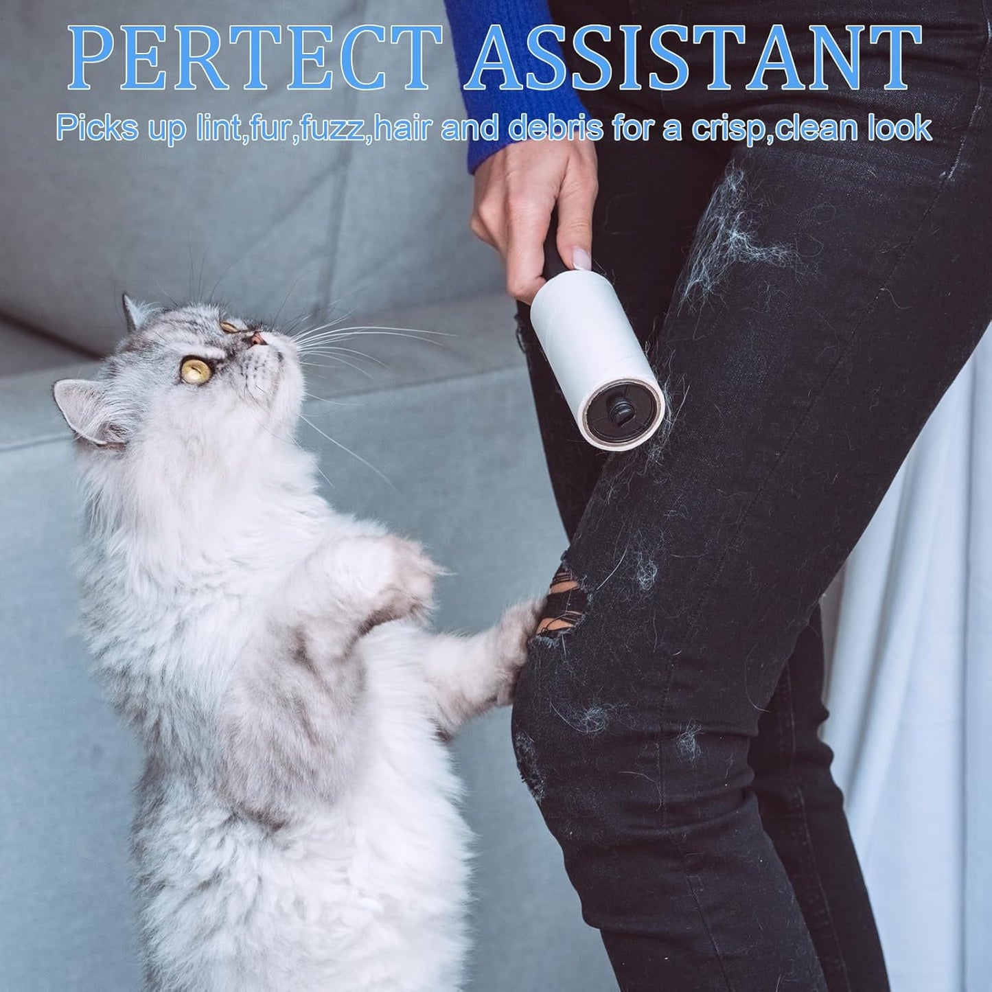 Hushee 24 Pcs Mini Lint Rollers for Pet Hair, Clothes, Gift Bags & More; Travel Size, Compact & Portable; Easy to Use, Comfortable Grip; 720 Sheets, Versatile Application